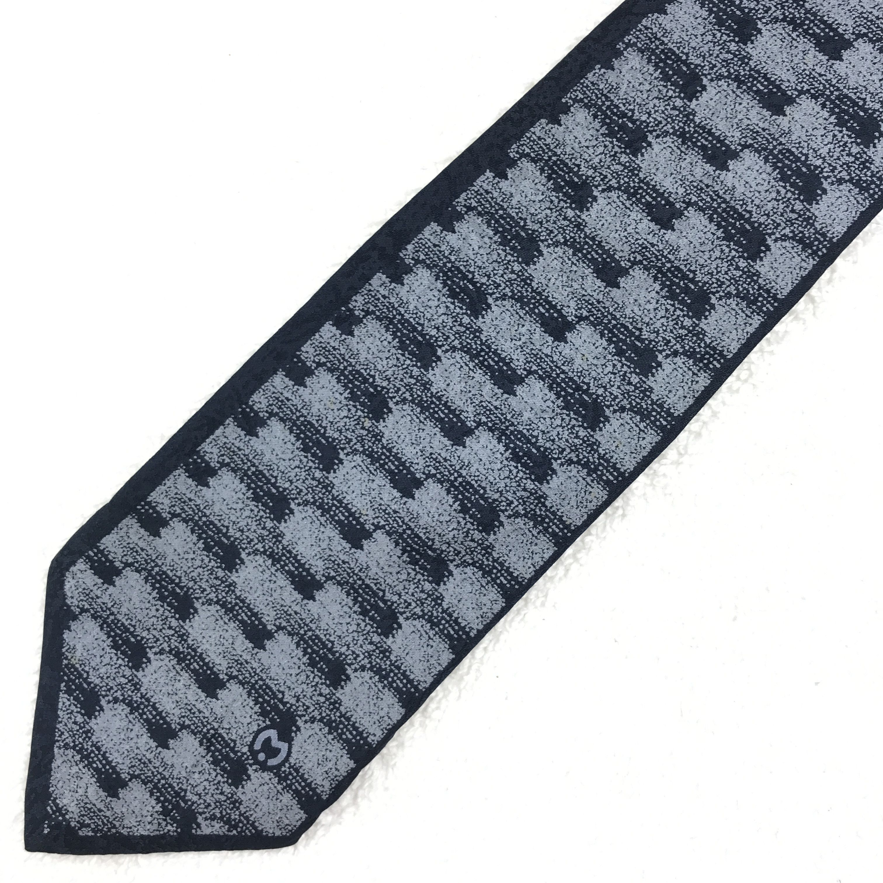 MS302 Vintage Mila Schon Necktie Pure Silk