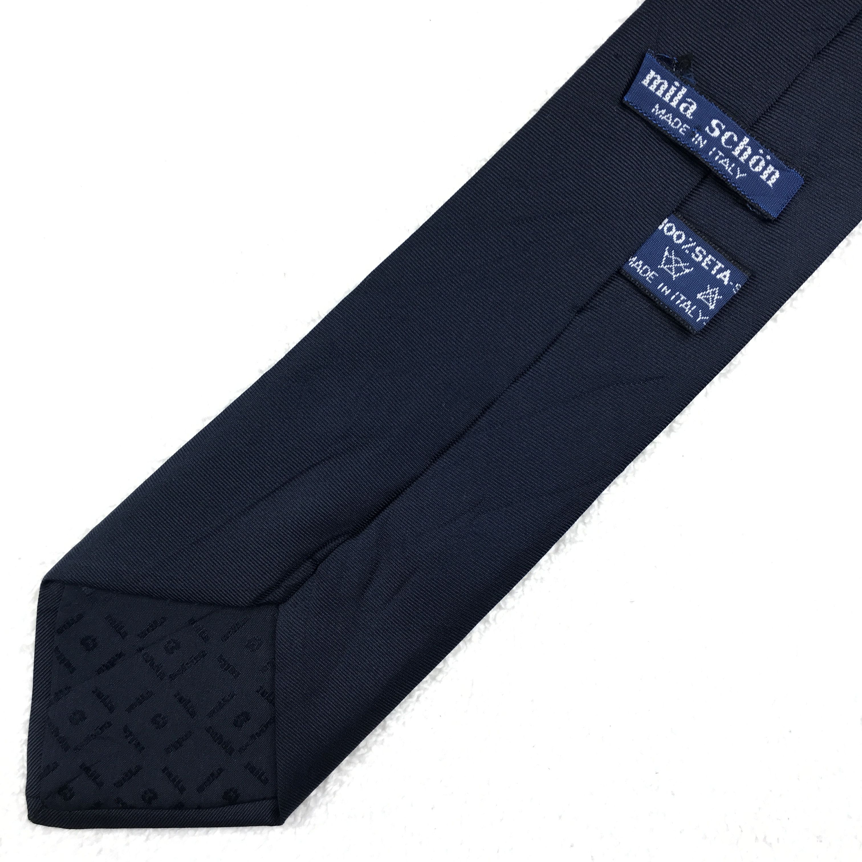 Mila Schon × Vintage MS301 Vintage Mila Schon Necktie Pure Silk Size ONE SIZE - 6 Thumbnail