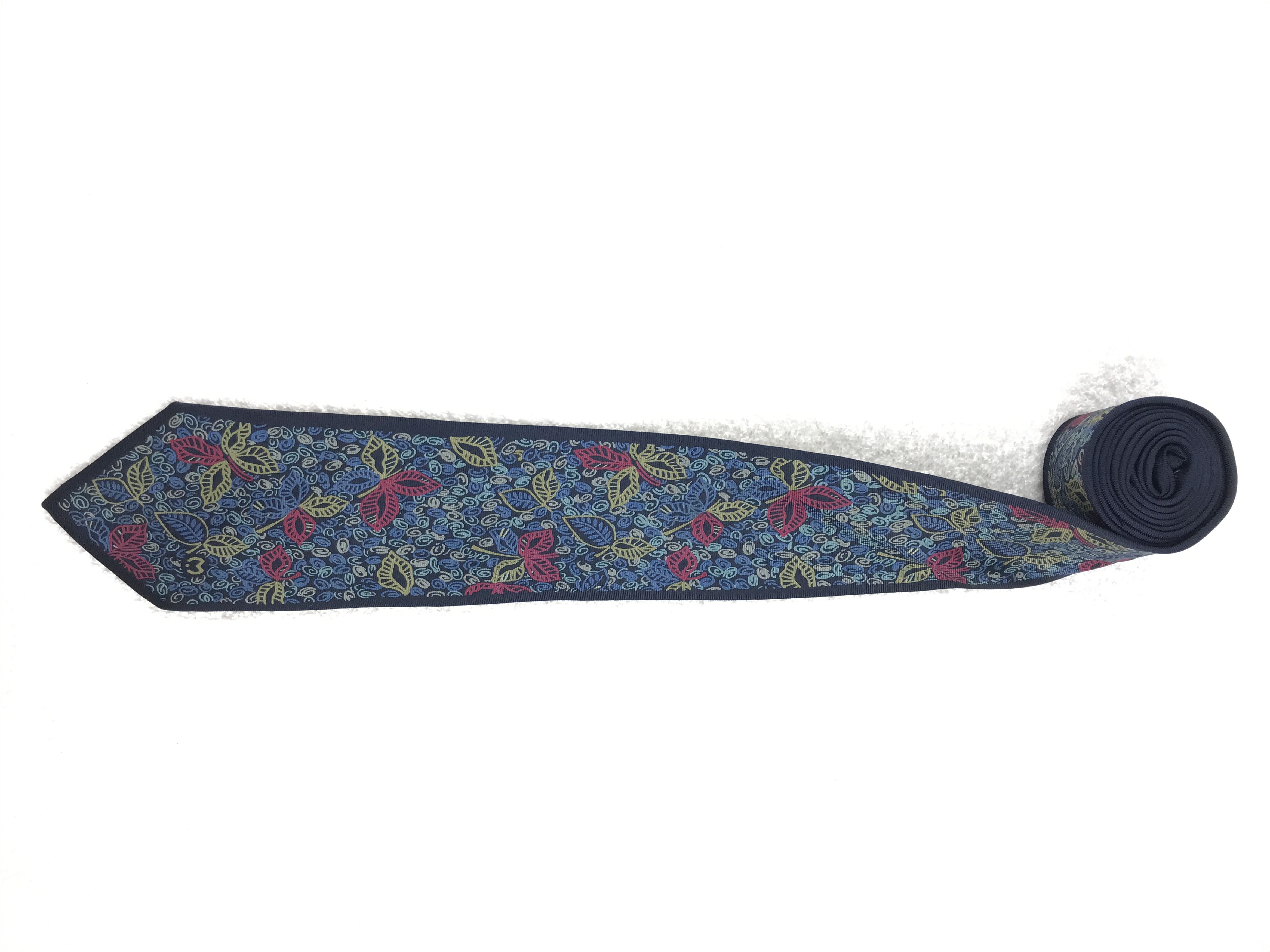 Mila Schon × Vintage MS301 Vintage Mila Schon Necktie Pure Silk Size ONE SIZE - 2 Thumbnail