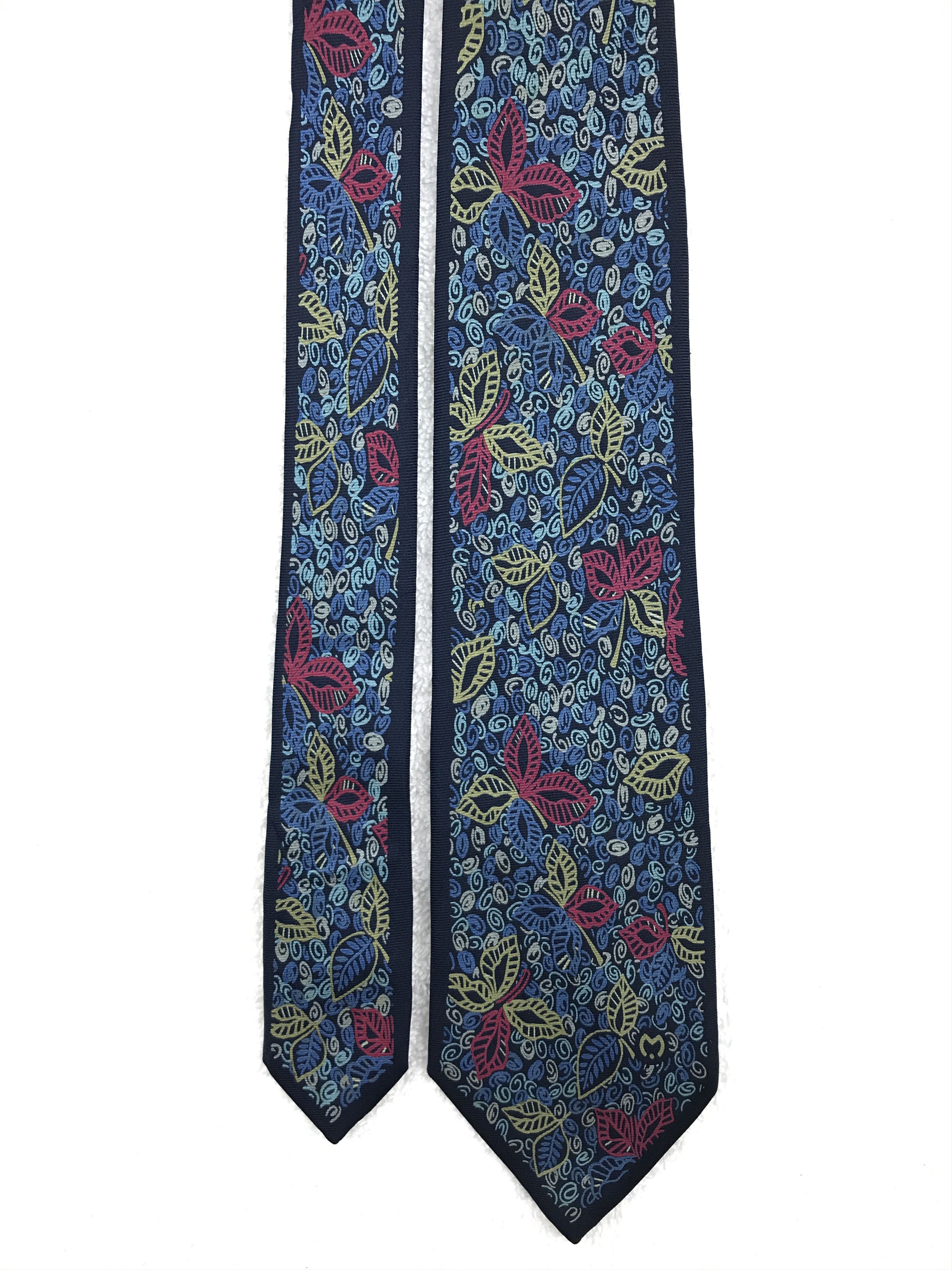 Mila Schon × Vintage MS301 Vintage Mila Schon Necktie Pure Silk Size ONE SIZE - 3 Thumbnail