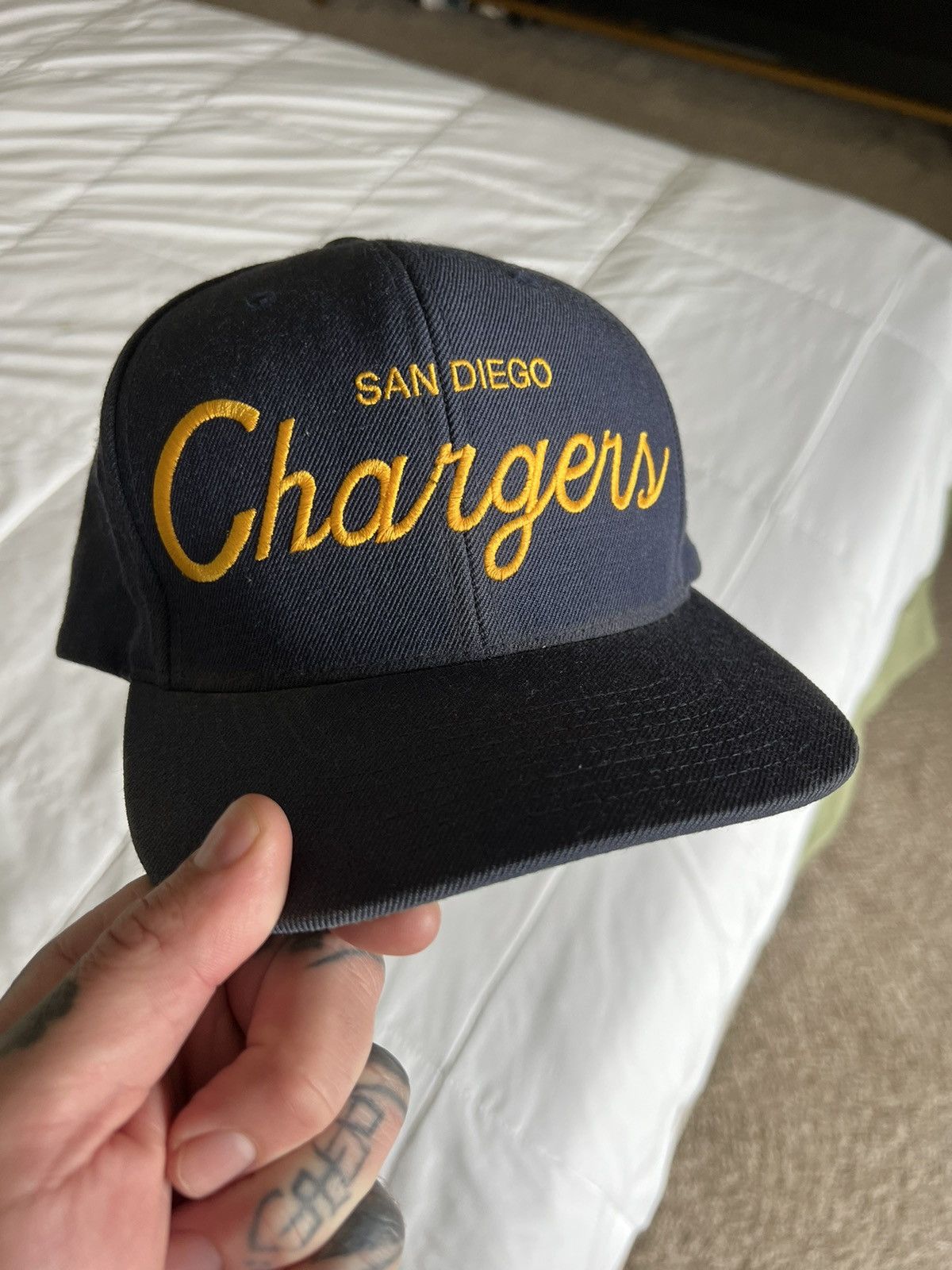 Mitchell & Ness Vintage San Diego Chargers hat