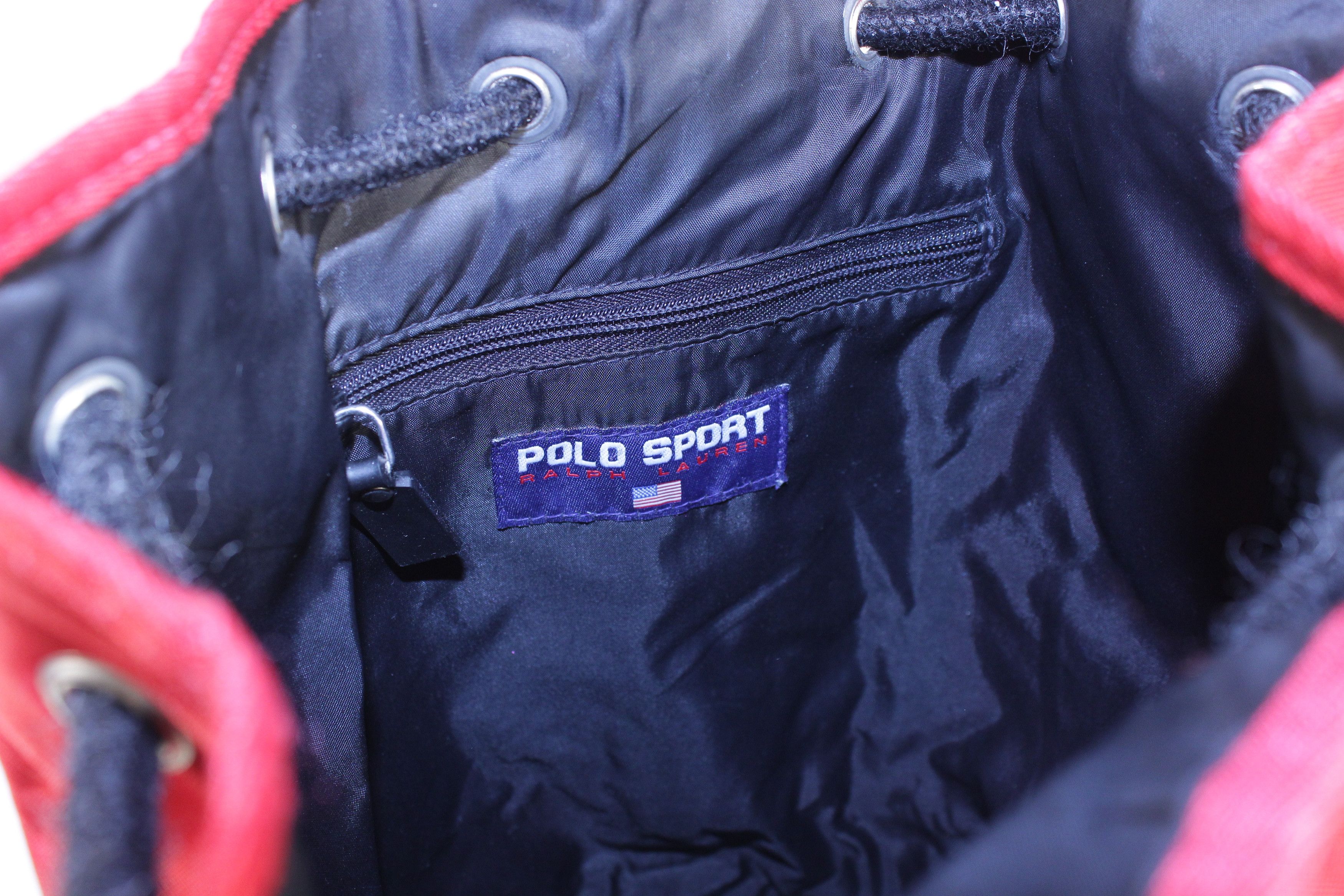 Polo Ralph Lauren 90S Polo Sport Bucket Bag Vintage Size ONE SIZE - 8 Thumbnail