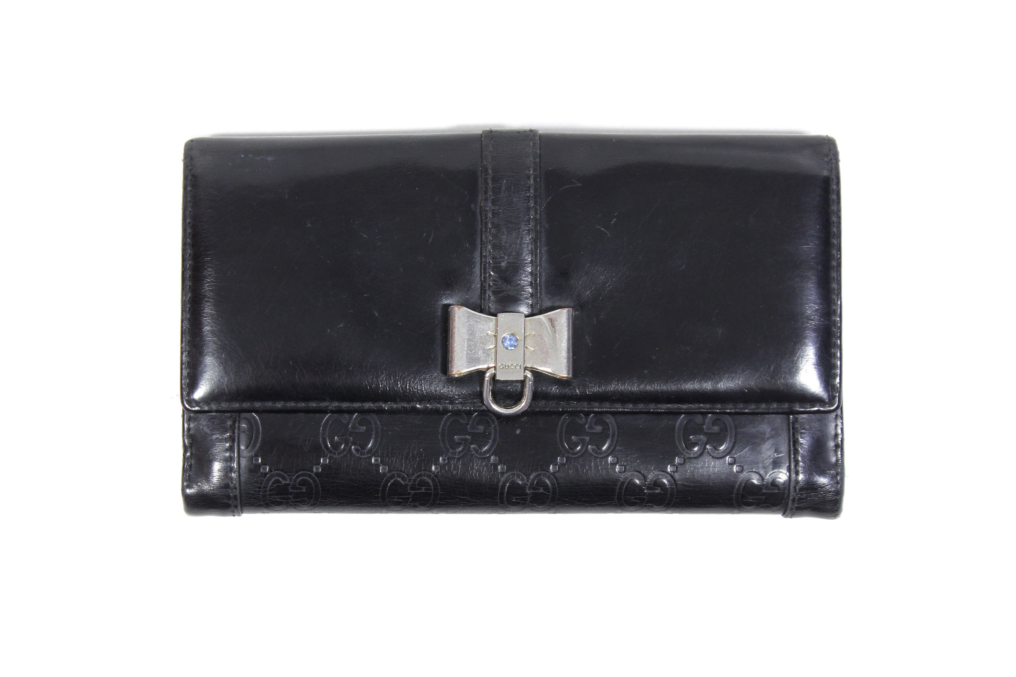 Gucci 00S GG Logo Monogram Leather Wallet Vintage Size ONE SIZE - 1 Thumbnail