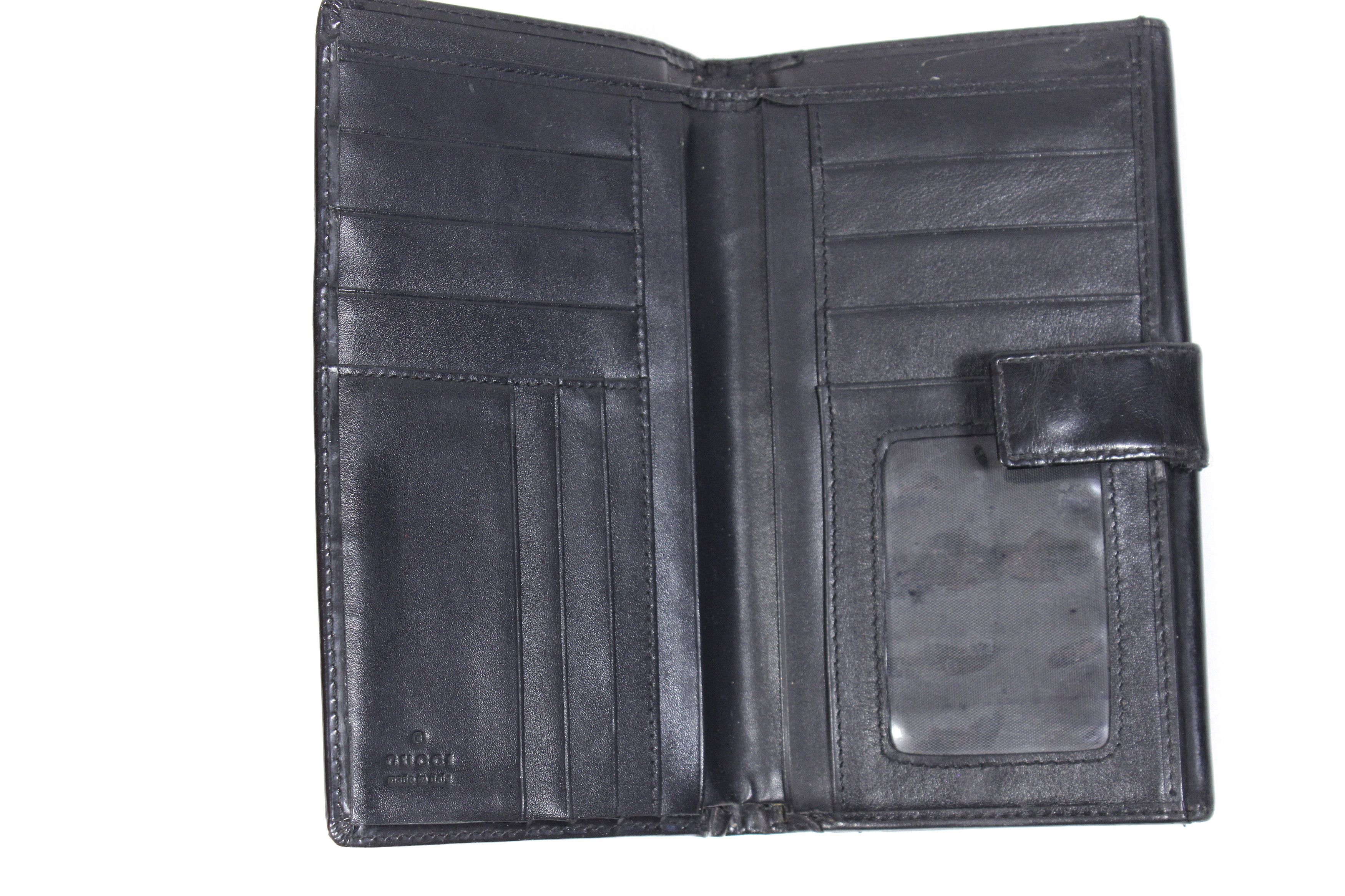 Gucci 00S GG Logo Monogram Leather Wallet Vintage Size ONE SIZE - 4 Thumbnail