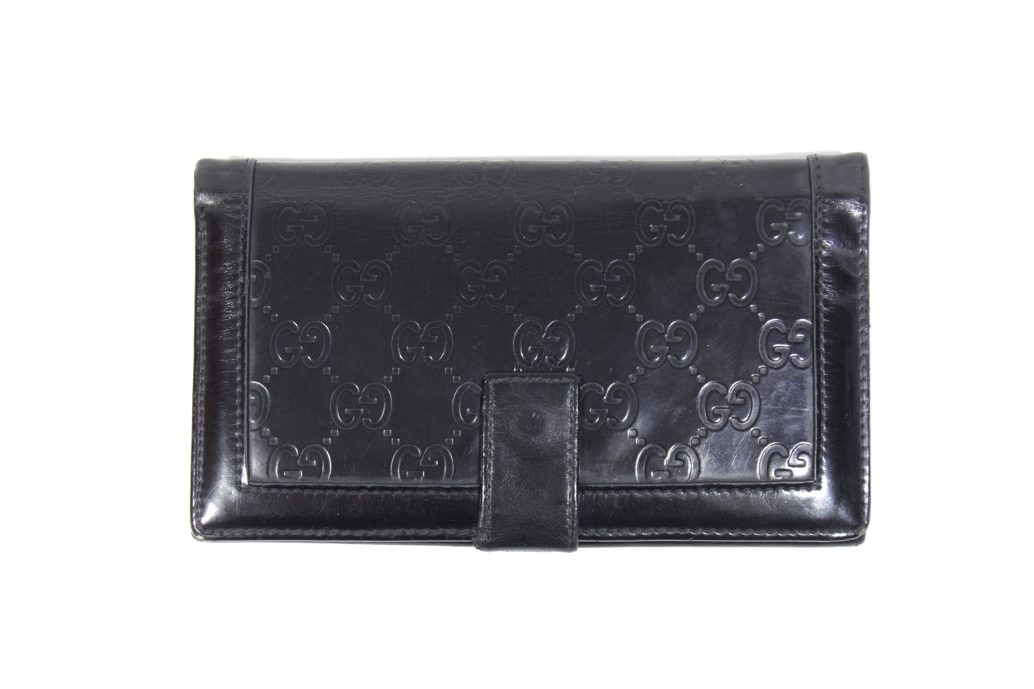 Gucci 00S GG Logo Monogram Leather Wallet Vintage Size ONE SIZE - 2 Thumbnail