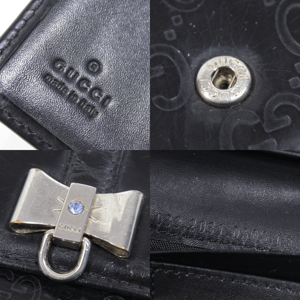 Gucci 00S GG Logo Monogram Leather Wallet Vintage Size ONE SIZE - 7 Thumbnail