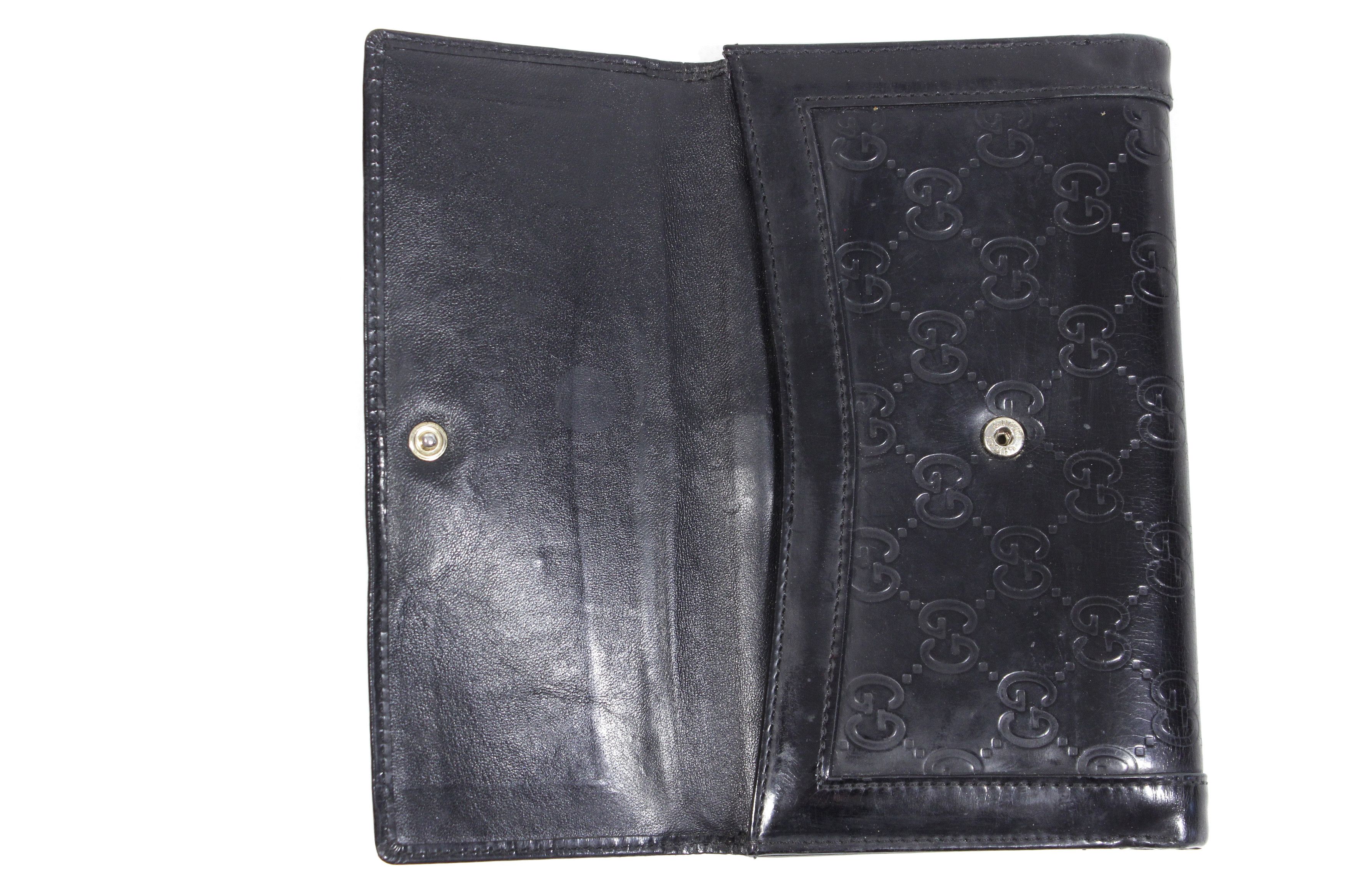 Gucci 00S GG Logo Monogram Leather Wallet Vintage Size ONE SIZE - 3 Thumbnail