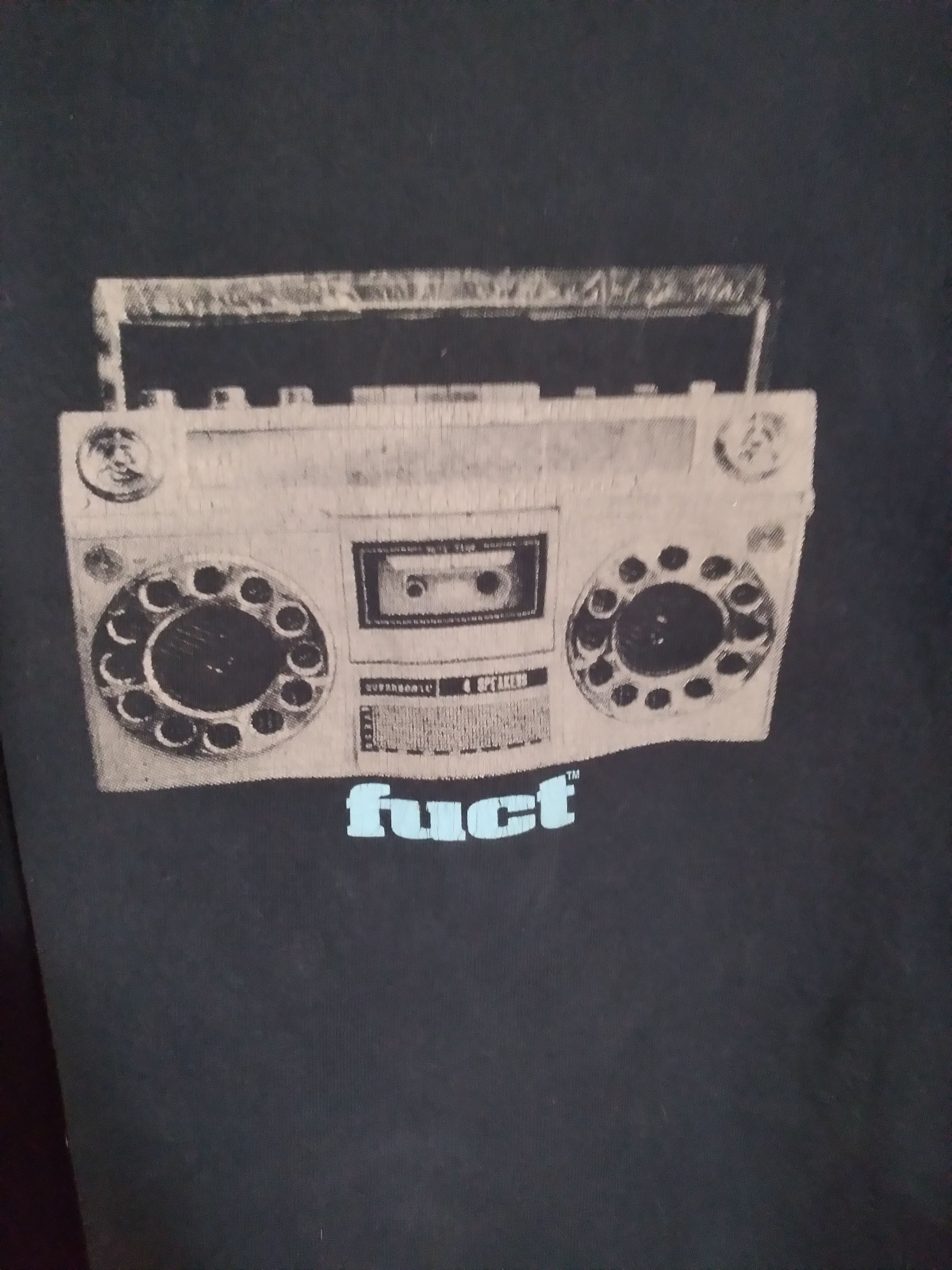 FUCT Vtg 90s OG FUCT Boom Box 80s Hip Hop Graffiti Size US XL / EU 56 / 4 - 1 Thumbnail