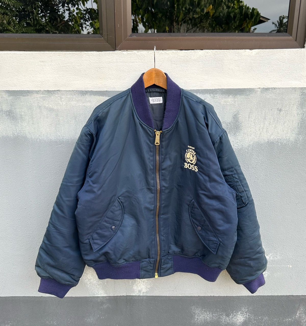 Japanese Brand Suntory coffee boss bomber jacket Size US L / EU 52-54 / 3 - 2 Thumbnail