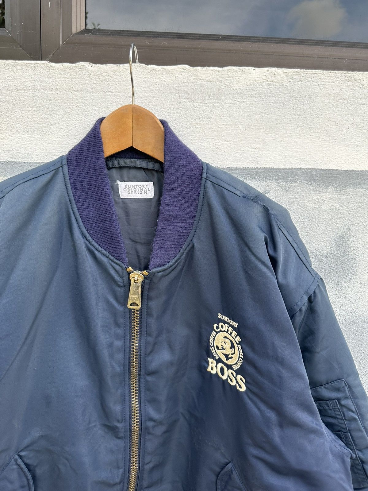 Japanese Brand Suntory coffee boss bomber jacket Size US L / EU 52-54 / 3 - 3 Thumbnail