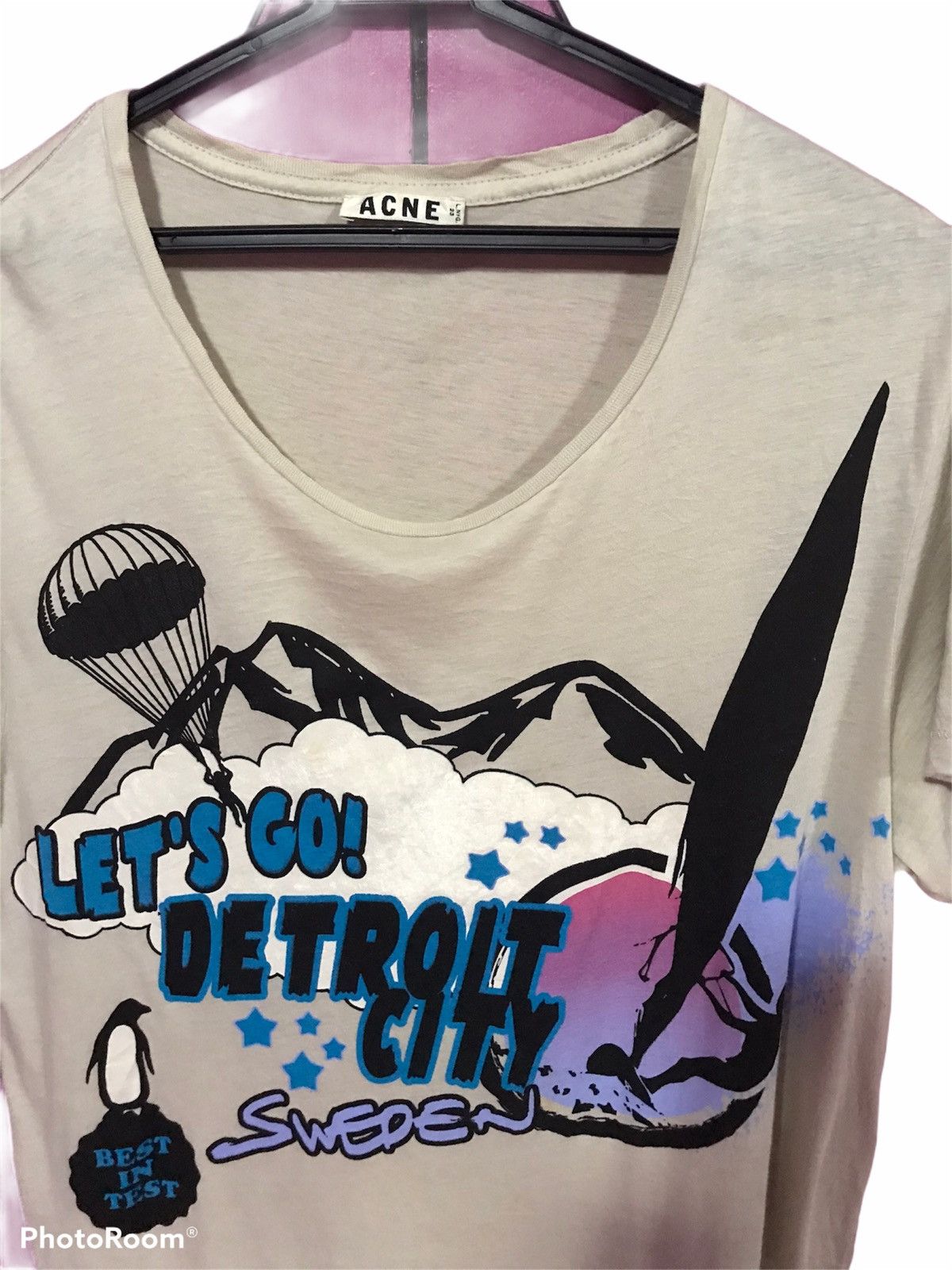 Acne Studios ACNE STUDIO CREAM SIZE M TEE SHIRT TURKEY Size US M / EU 48-50 / 2 - 2 Thumbnail