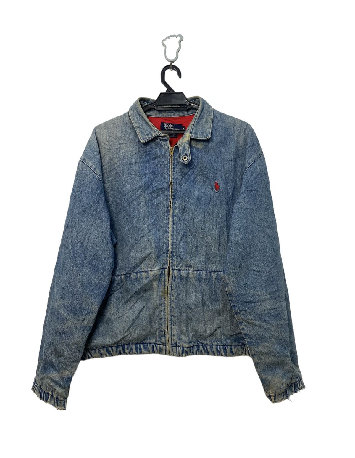 Polo Ralph Lauren × Ralph Lauren × Ralph Lauren Sport VINTAGE POLO RALPH LAUREN DENIM DISTRESS JACKET Size US M / EU 48-50 / 2 - 1 Thumbnail