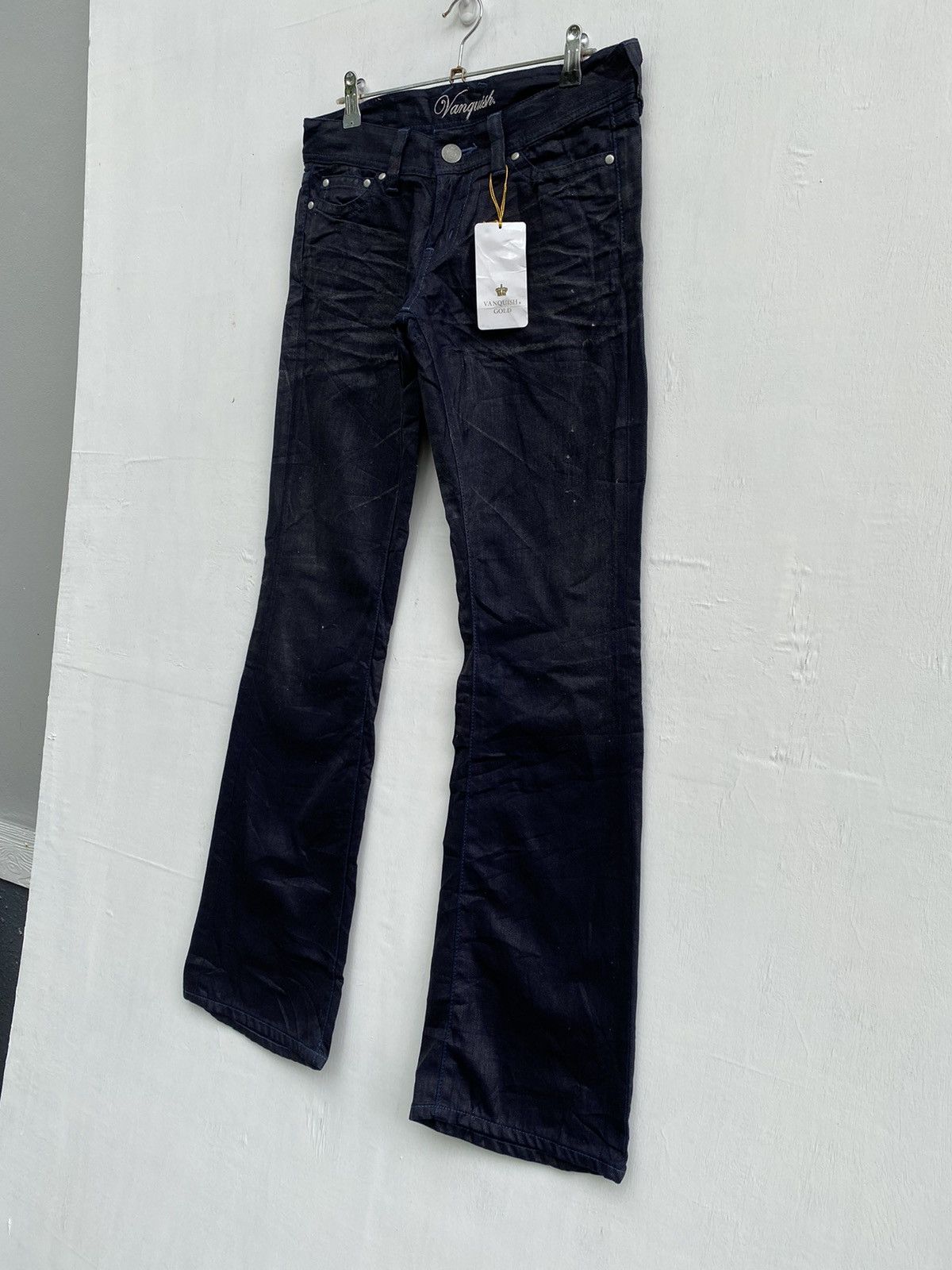 Japanese Brand × Junya Watanabe × Vanquish VANQUISH GOLD FLARE CADUAL PANTS Size US 31 - 2 Thumbnail