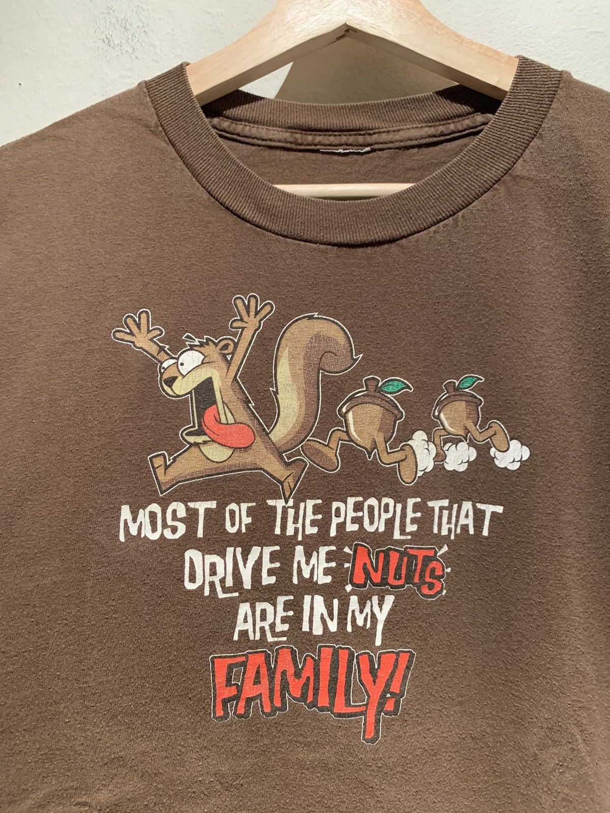 Vintage *RARE* Vintage Y2K Funny Squirrel Comedy T-Shirt - Medium Size US M / EU 48-50 / 2 - 2 Thumbnail