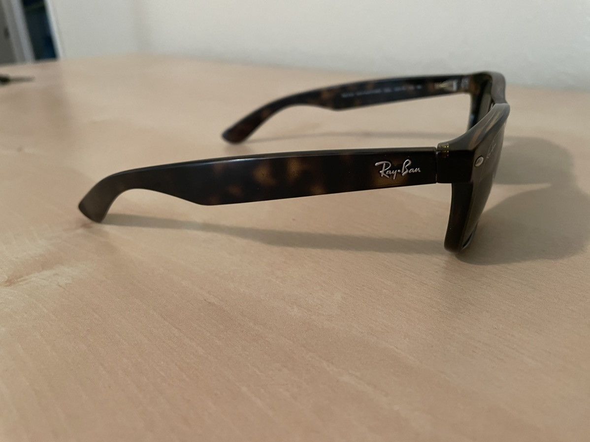 RayBan Tortoise new wayfarer ray ban sunglasses Size ONE SIZE - 6 Thumbnail