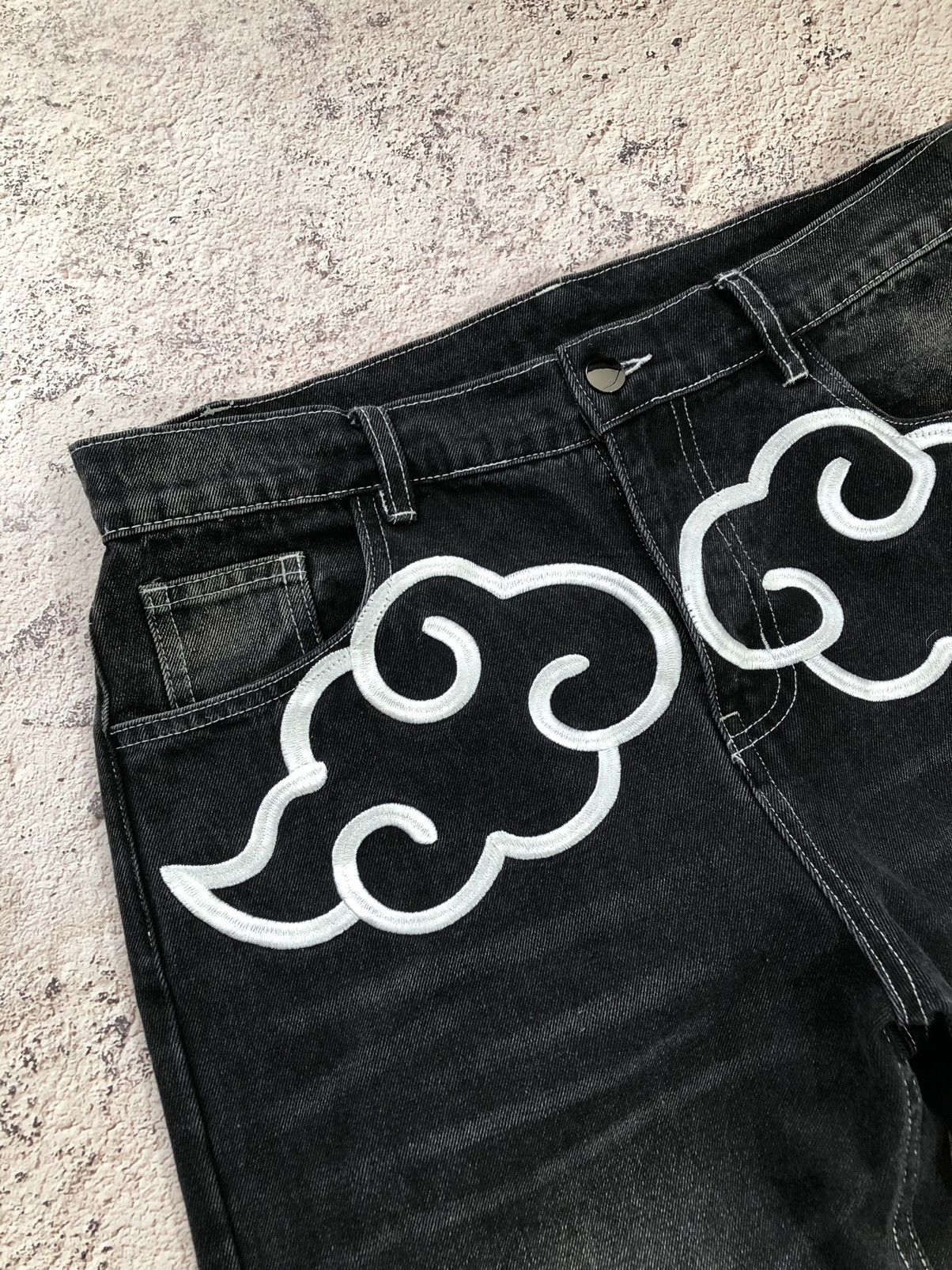 Anime × Japanese Brand Y2K AKATSUKI / Naruto printed jeans denim pants Size US 32 / EU 48 - 5 Thumbnail