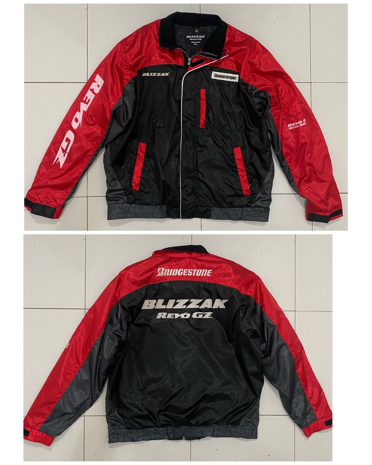 image of Blizzark Revo Gz Racing Jacket in Black/Red, Men's (Size XL)