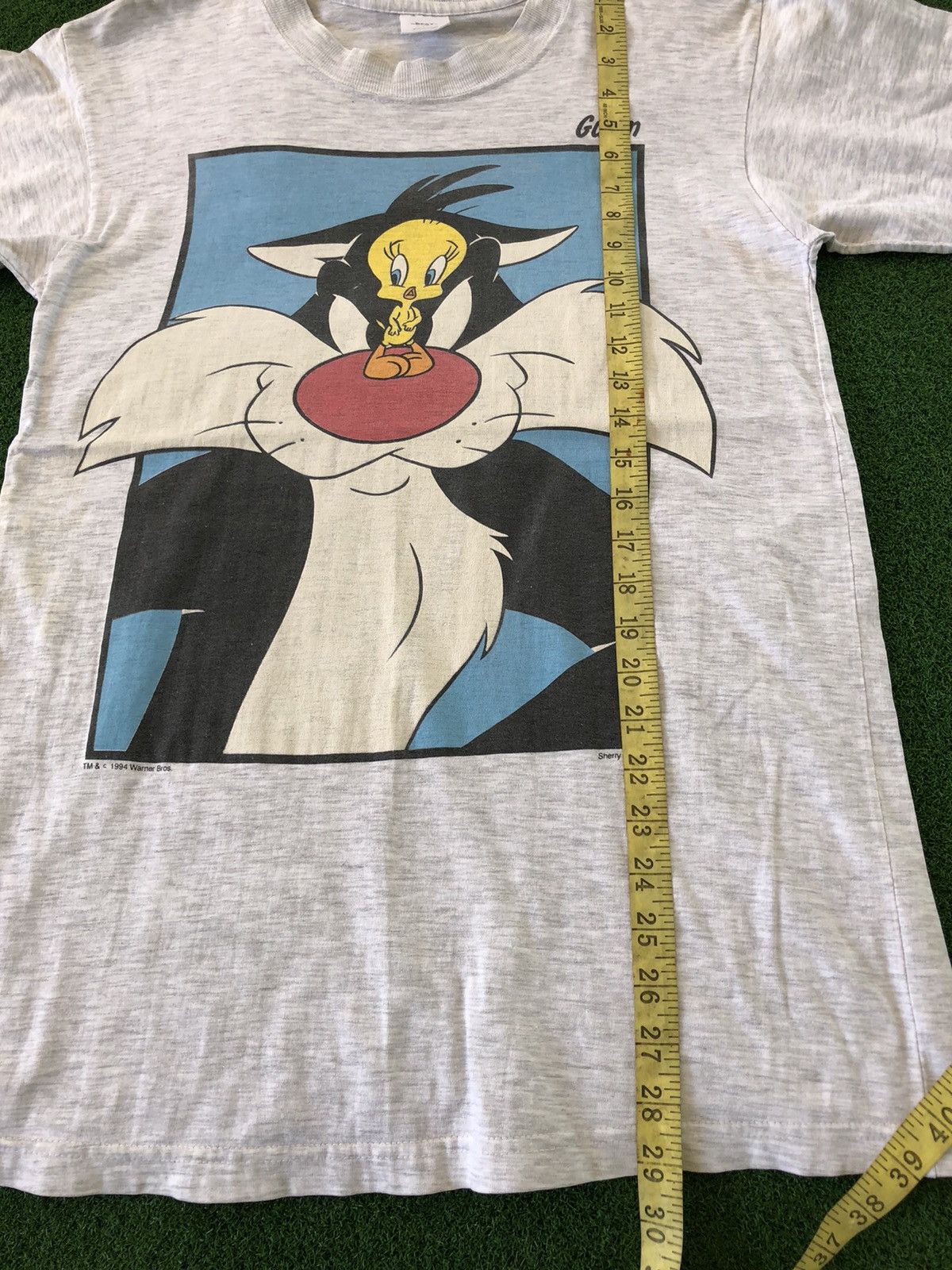 Cartoon Network × Vintage × Warner Bros Vintage 90s Tweety & Sylvester TShirt Size US M / EU 48-50 / 2 - 8 Thumbnail