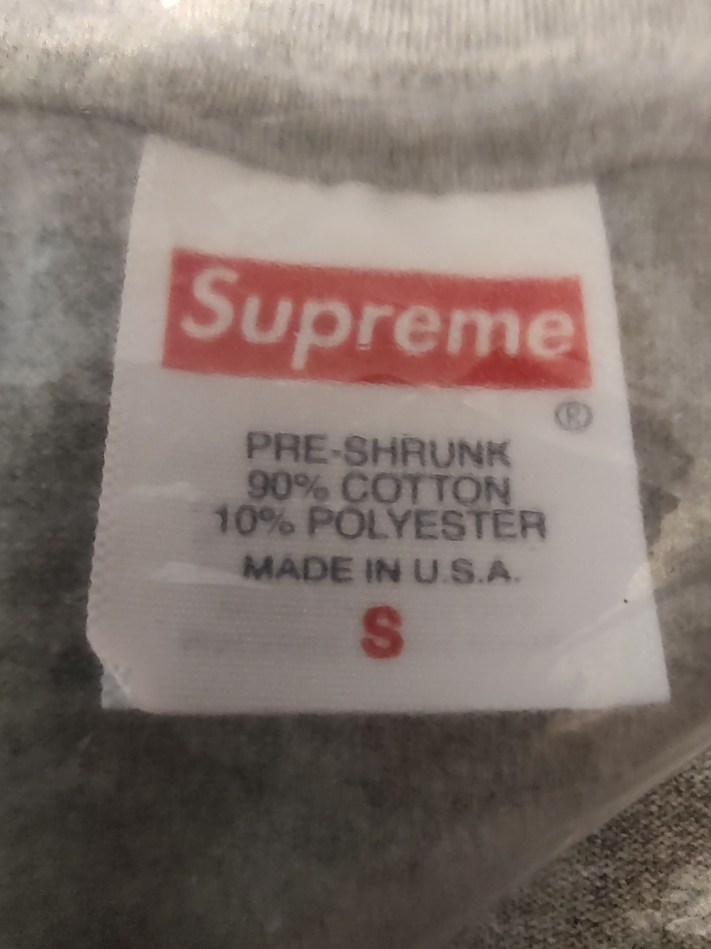 Supreme Supreme Arabic Logo Tee Heather Grey size small Size US S / EU 44-46 / 1 - 4 Thumbnail