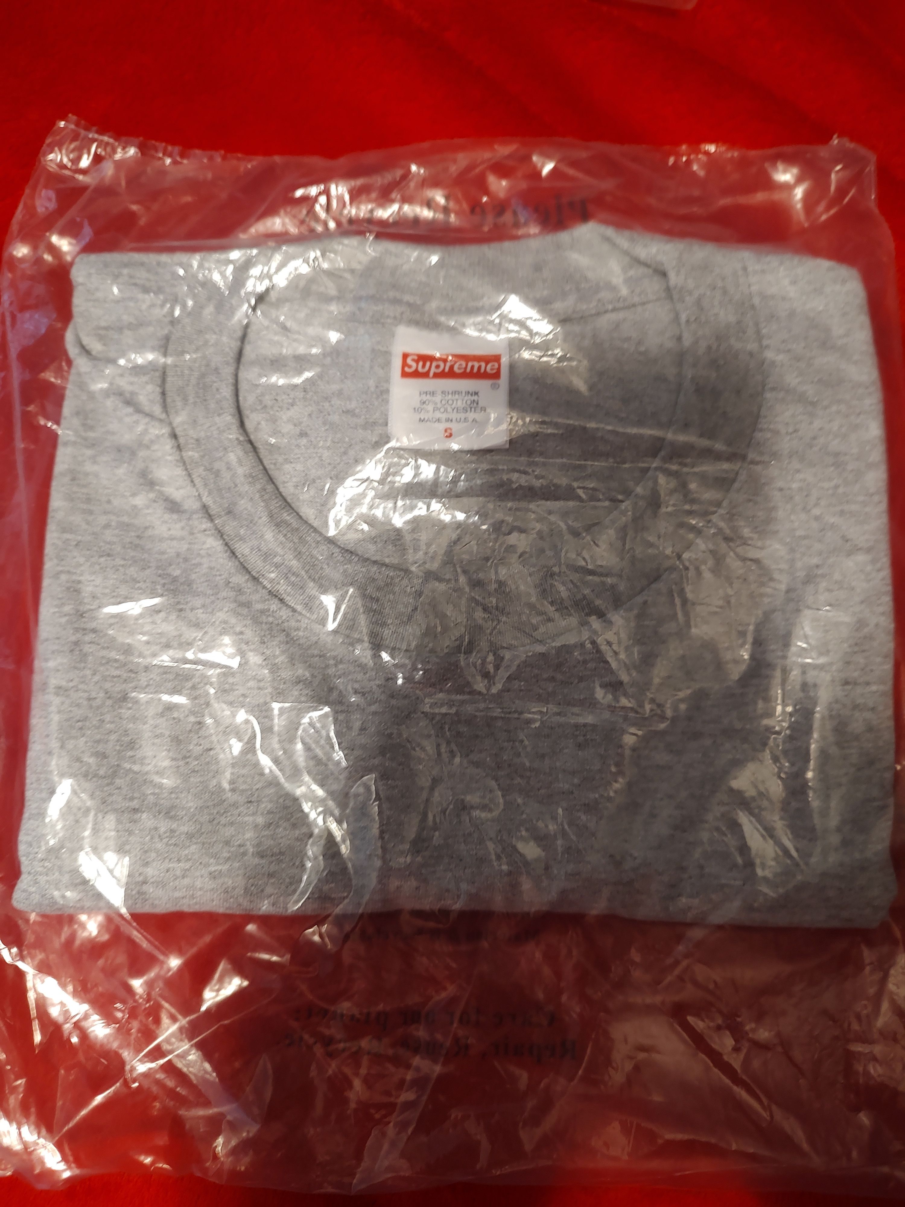 Supreme Supreme Arabic Logo Tee Heather Grey size small Size US S / EU 44-46 / 1 - 2 Thumbnail
