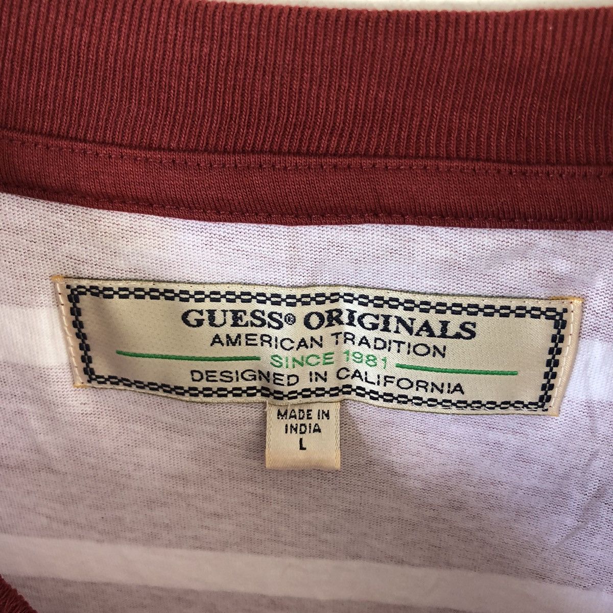 A$AP Rocky × Guess A$ap Rocky x Guess Striped Tee Size US L / EU 52-54 / 3 - 3 Thumbnail