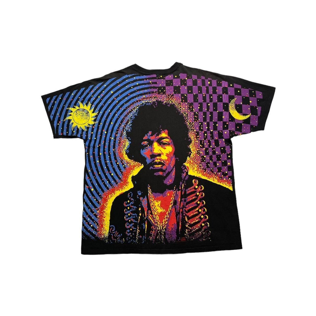 Hanes × Vintage Vintage Jimi Hendrix Sun & Moon AOP T-Shirt