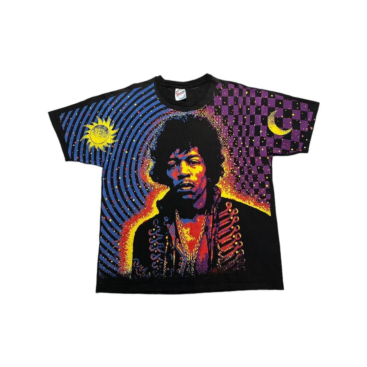 Hanes × Vintage Vintage Jimi Hendrix Sun & Moon AOP T-Shirt Hanes × Vintage Vintage Jimi Hendrix Sun & Moon AOP T-Shirt