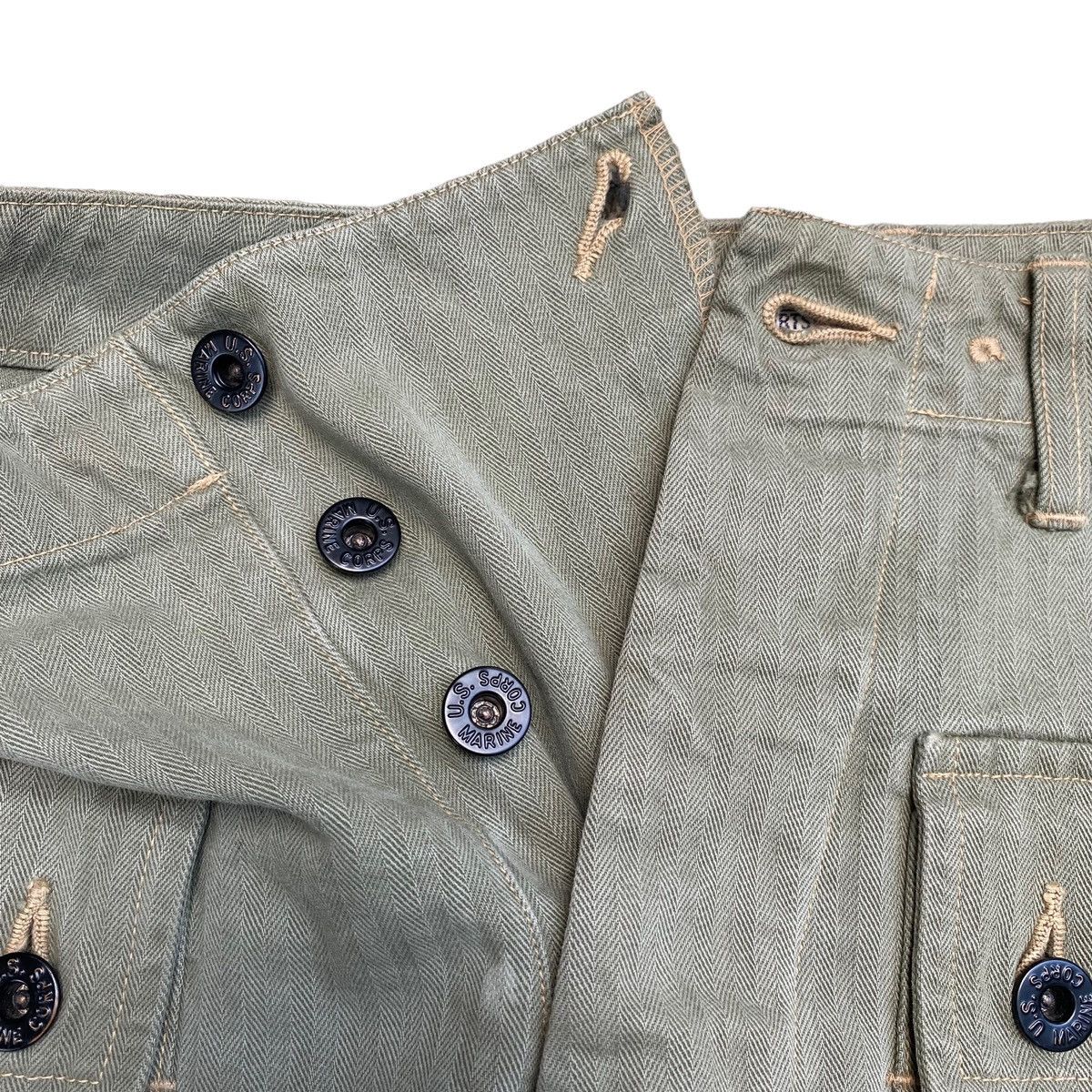 Buzz Rickson's Buzz Ricksons USMC P44 HBT Monkey Shorts Size US 29 - 7 Thumbnail