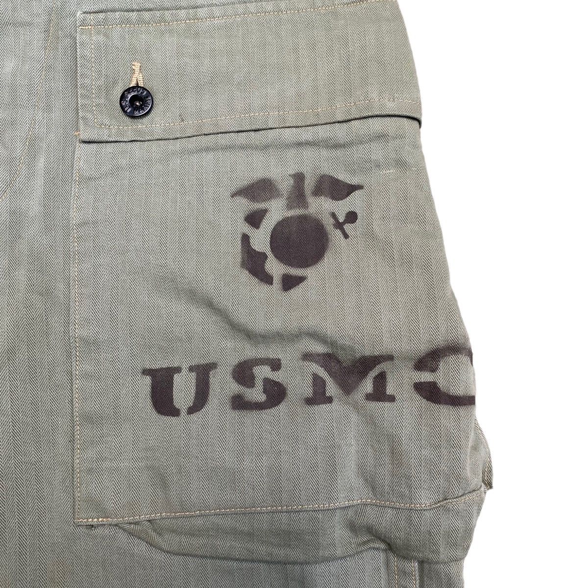 Buzz Rickson's Buzz Ricksons USMC P44 HBT Monkey Shorts Size US 29 - 4 Thumbnail