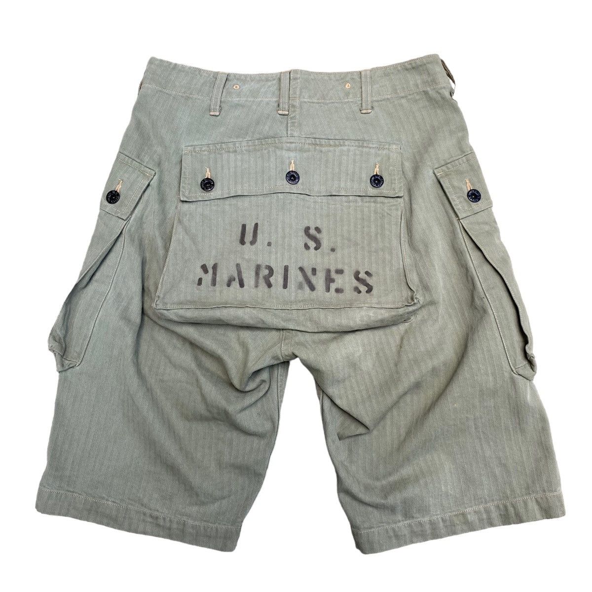 Buzz Rickson's Buzz Ricksons USMC P44 HBT Monkey Shorts Size US 29 - 5 Thumbnail
