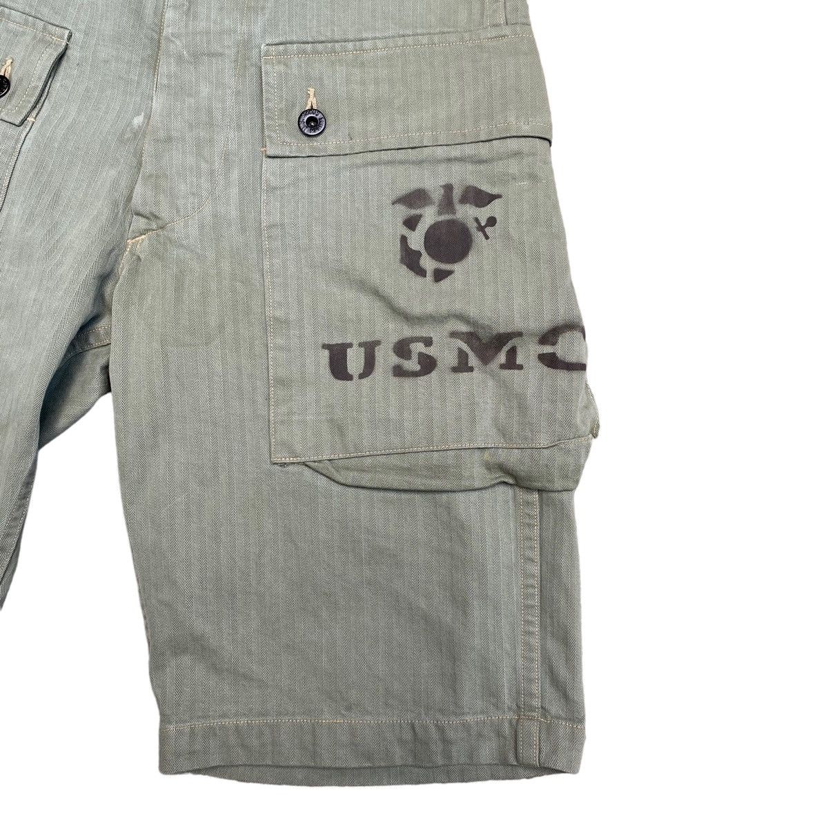Buzz Rickson's Buzz Ricksons USMC P44 HBT Monkey Shorts Size US 29 - 3 Thumbnail