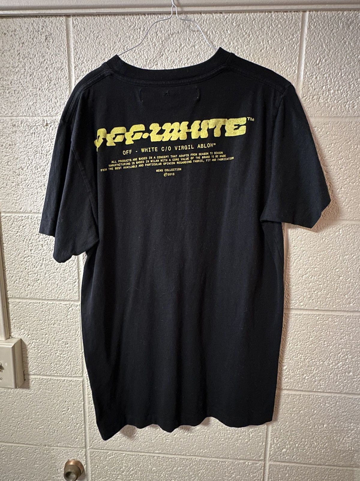 Off-White Off-White Black Industrial Tes Size US L / EU 52-54 / 3 - 2 Thumbnail