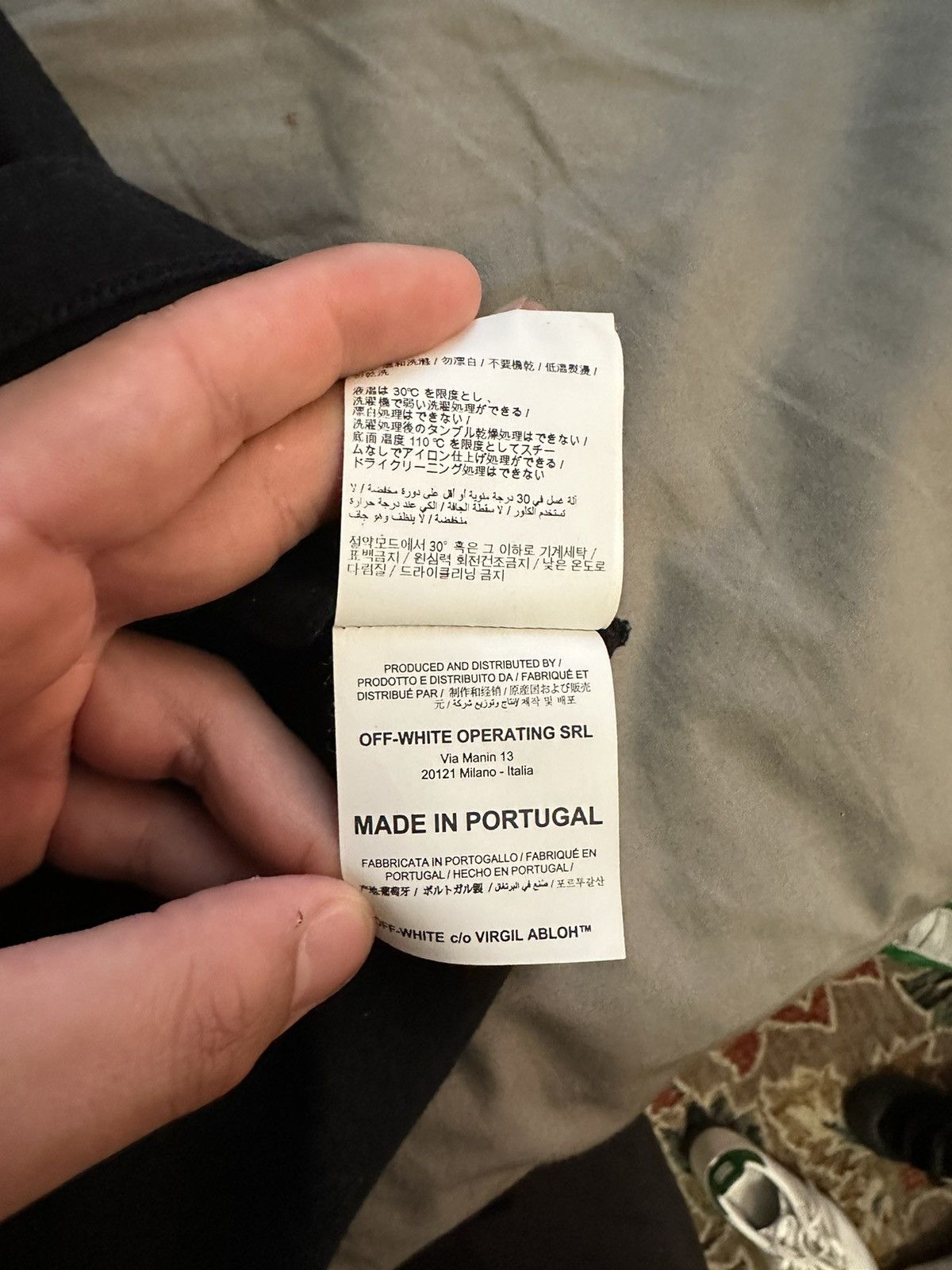 Off-White Off-White Black Industrial Tes Size US L / EU 52-54 / 3 - 5 Thumbnail
