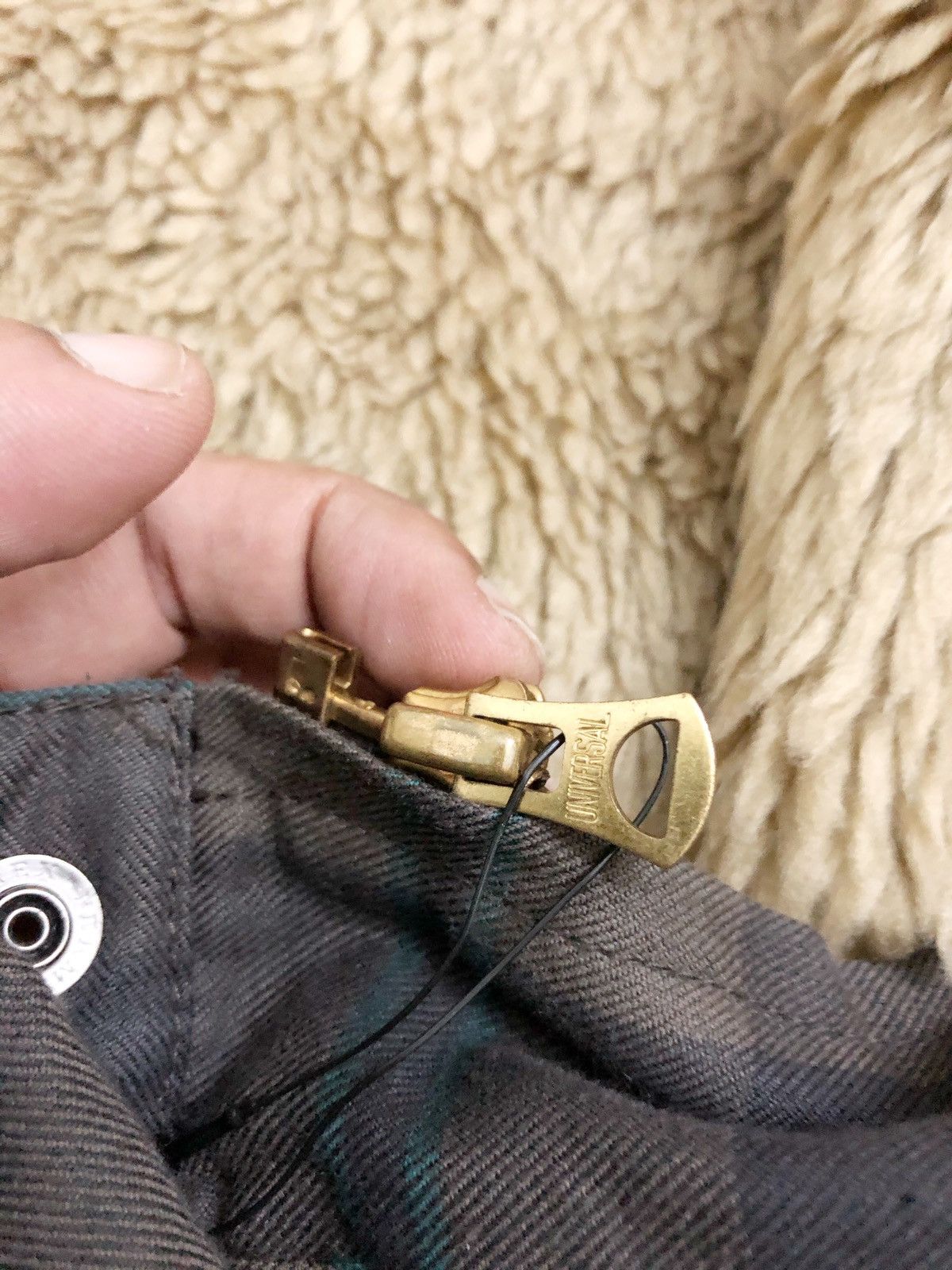Post Overalls Post Overall Sherpa Shearling Bomber zipper jacket Size US M / EU 48-50 / 2 - 12 Thumbnail