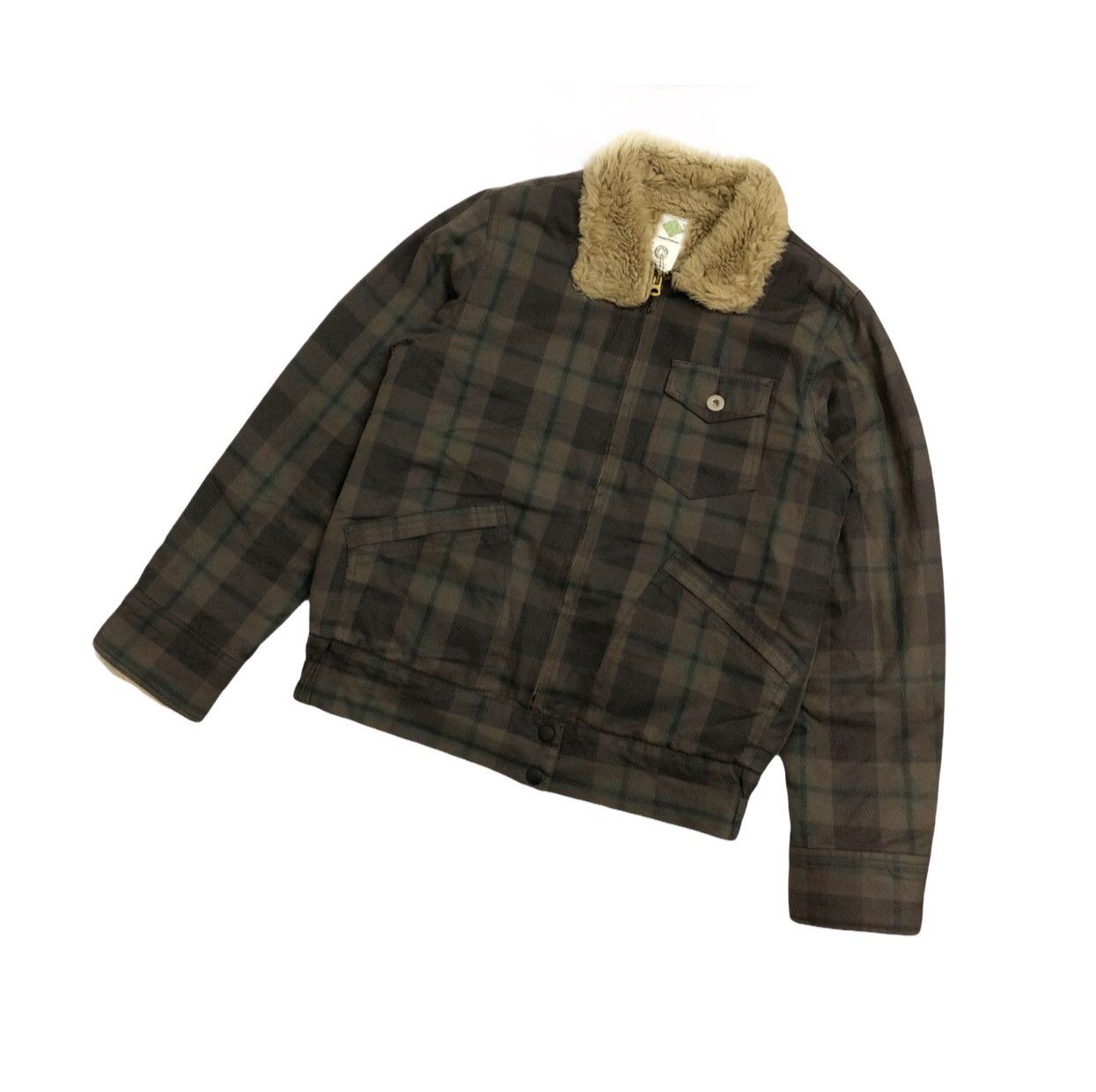 Post Overalls Post Overall Sherpa Shearling Bomber zipper jacket Size US M / EU 48-50 / 2 - 7 Thumbnail
