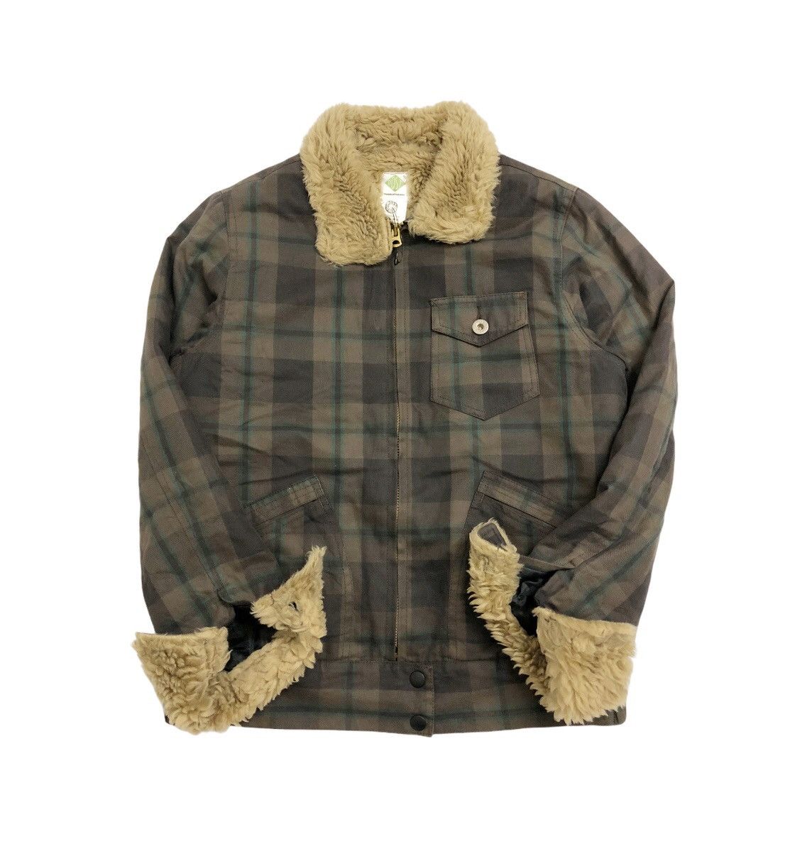 Post Overalls Post Overall Sherpa Shearling Bomber zipper jacket Size US M / EU 48-50 / 2 - 6 Thumbnail