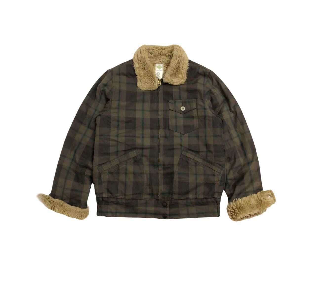 Post Overalls Post Overall Sherpa Shearling Bomber zipper jacket Size US M / EU 48-50 / 2 - 4 Thumbnail
