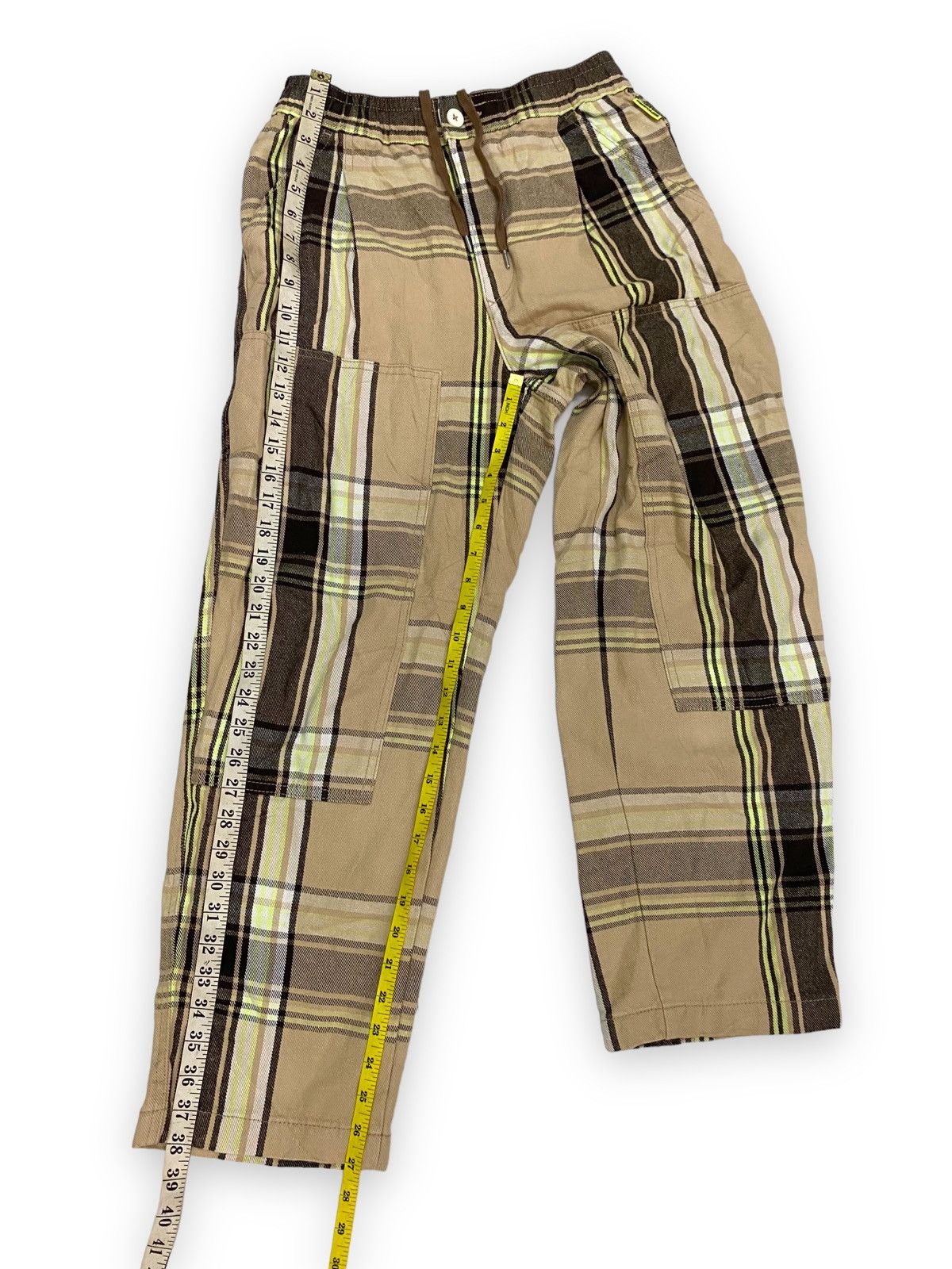 GU × Japanese Brand × Studio Seven Japanese Brand Gu X Studio Seven Checkered Streetwear Pant Size US 30 / EU 46 - 7 Thumbnail