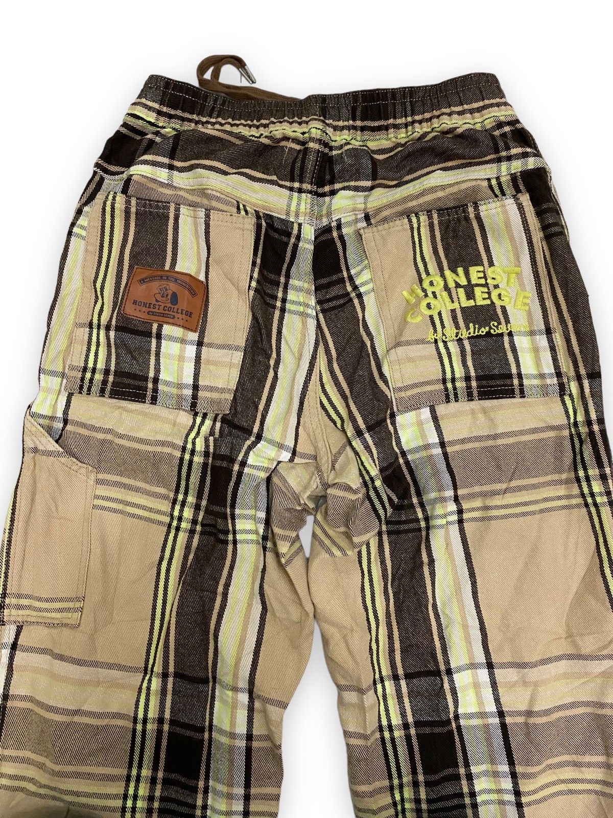 GU × Japanese Brand × Studio Seven Japanese Brand Gu X Studio Seven Checkered Streetwear Pant Size US 30 / EU 46 - 5 Thumbnail
