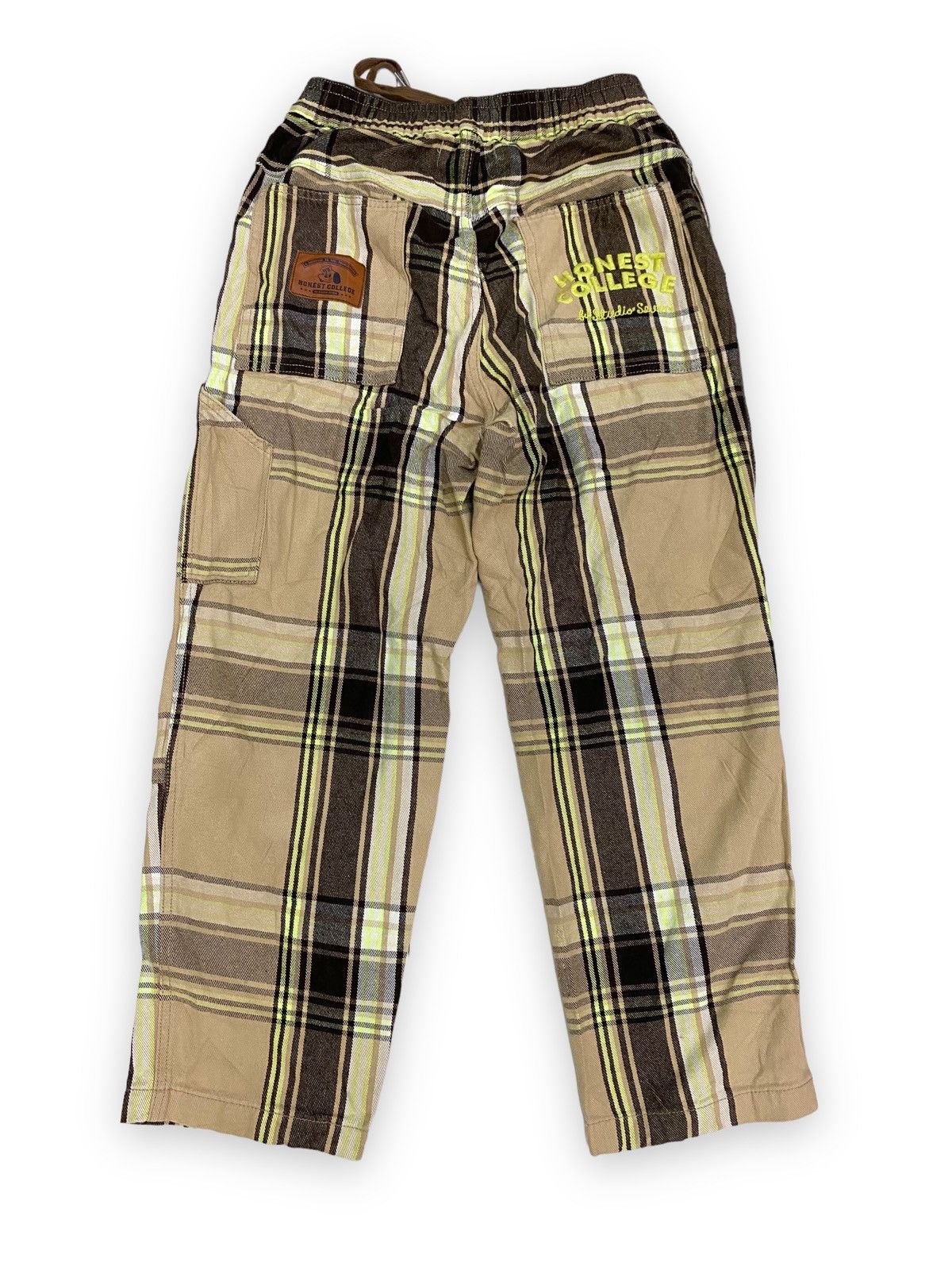 GU × Japanese Brand × Studio Seven Japanese Brand Gu X Studio Seven Checkered Streetwear Pant Size US 30 / EU 46 - 4 Thumbnail