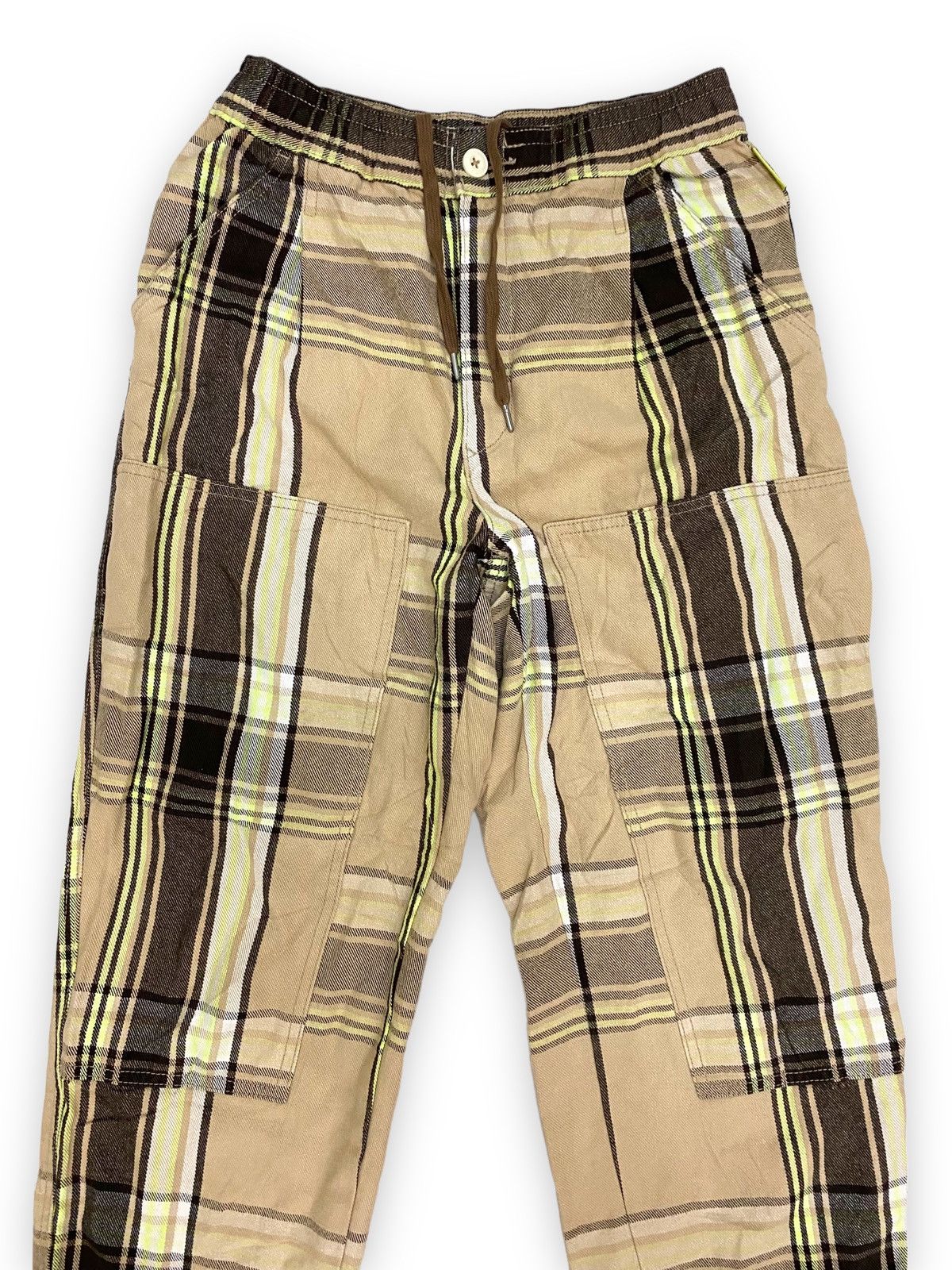 GU × Japanese Brand × Studio Seven Japanese Brand Gu X Studio Seven Checkered Streetwear Pant Size US 30 / EU 46 - 2 Thumbnail