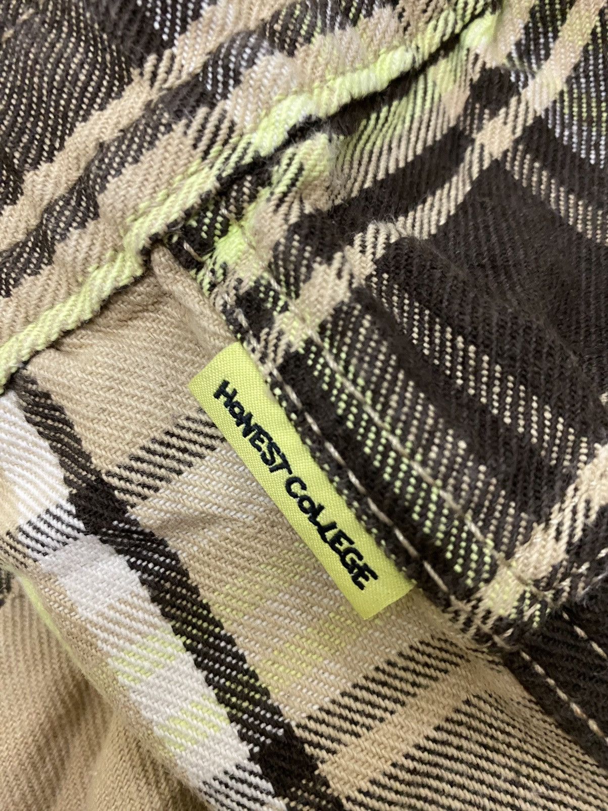 GU × Japanese Brand × Studio Seven Japanese Brand Gu X Studio Seven Checkered Streetwear Pant Size US 30 / EU 46 - 11 Thumbnail