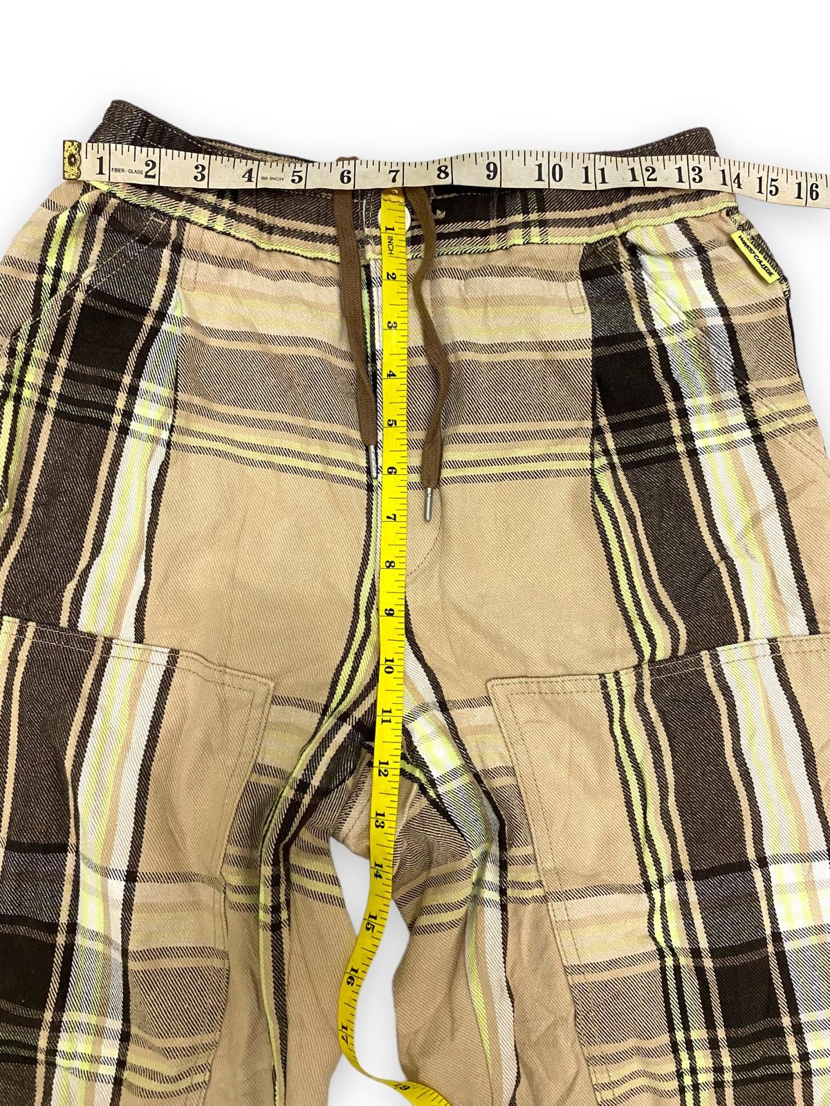 GU × Japanese Brand × Studio Seven Japanese Brand Gu X Studio Seven Checkered Streetwear Pant Size US 30 / EU 46 - 6 Thumbnail