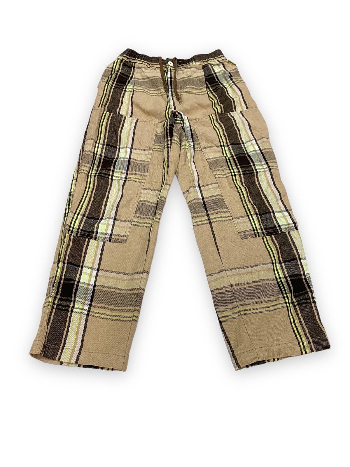 GU × Japanese Brand × Studio Seven Japanese Brand Gu X Studio Seven Checkered Streetwear Pant Size US 30 / EU 46 - 3 Thumbnail