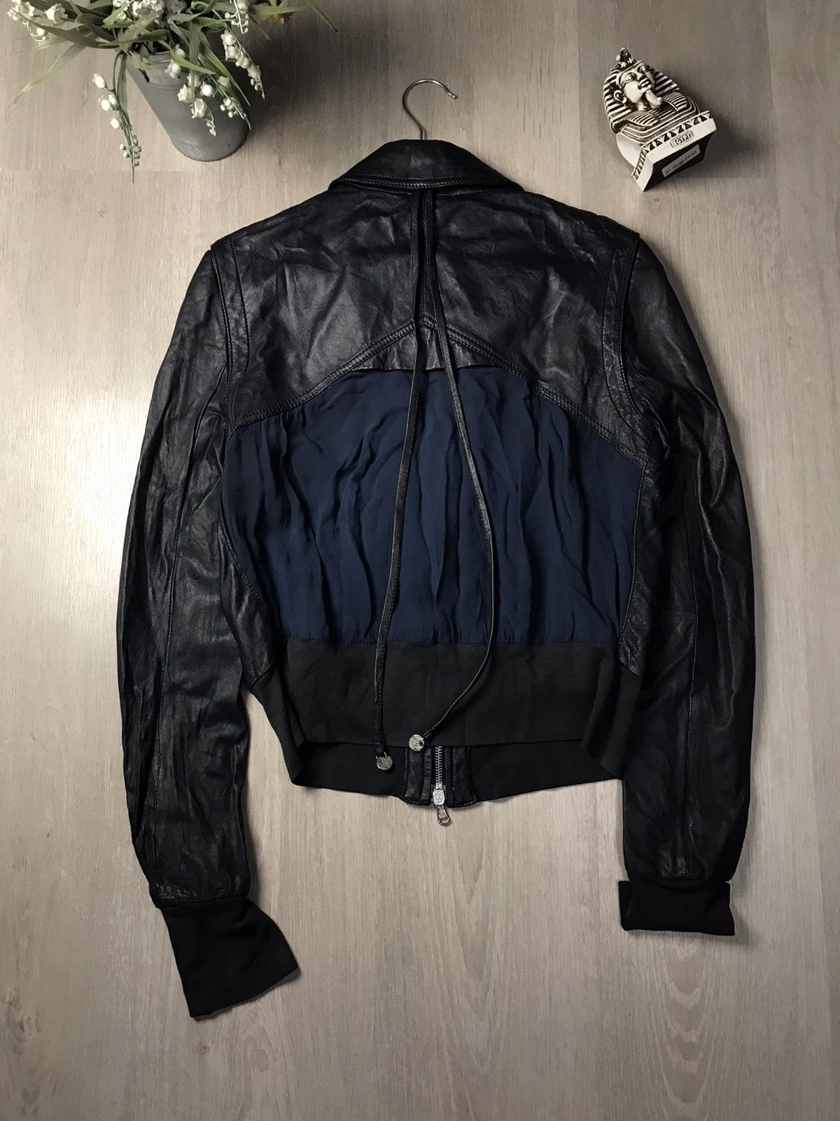 Genuine Leather × Patrizia Pepe Patrizia Pepe Firenze Leather vintage jacket size size IT 46 Size L / US 10 / IT 46 - 13 Thumbnail