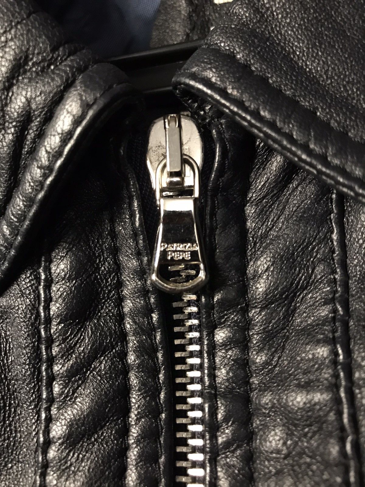 Genuine Leather × Patrizia Pepe Patrizia Pepe Firenze Leather vintage jacket size size IT 46 Size L / US 10 / IT 46 - 7 Thumbnail