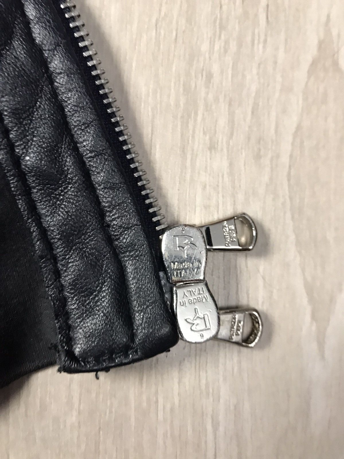 Genuine Leather × Patrizia Pepe Patrizia Pepe Firenze Leather vintage jacket size size IT 46 Size L / US 10 / IT 46 - 9 Thumbnail