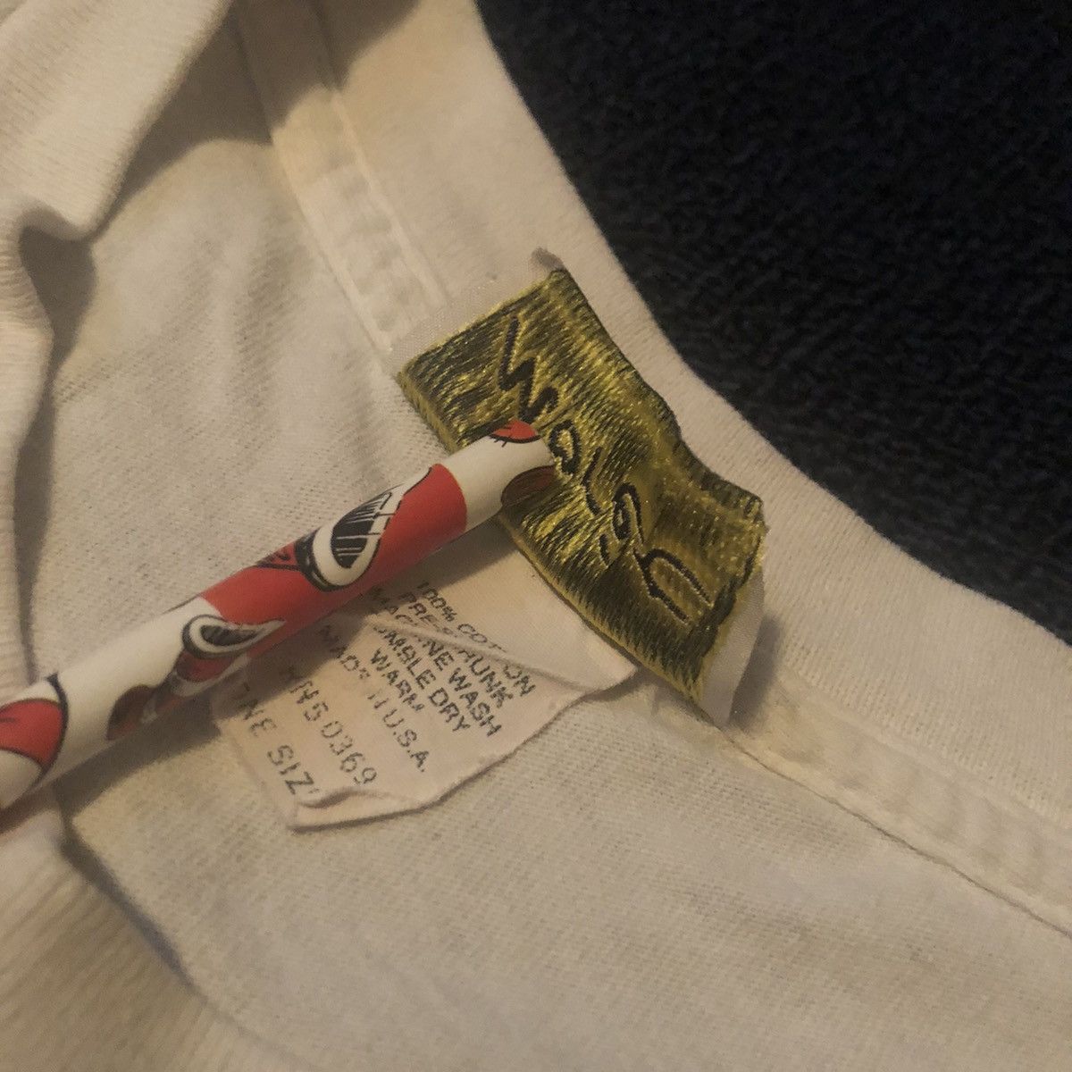 Vintage Vintage 90s Jacques Morét Abstract Art Big Print Logo Tee Size US L / EU 52-54 / 3 - 5 Thumbnail