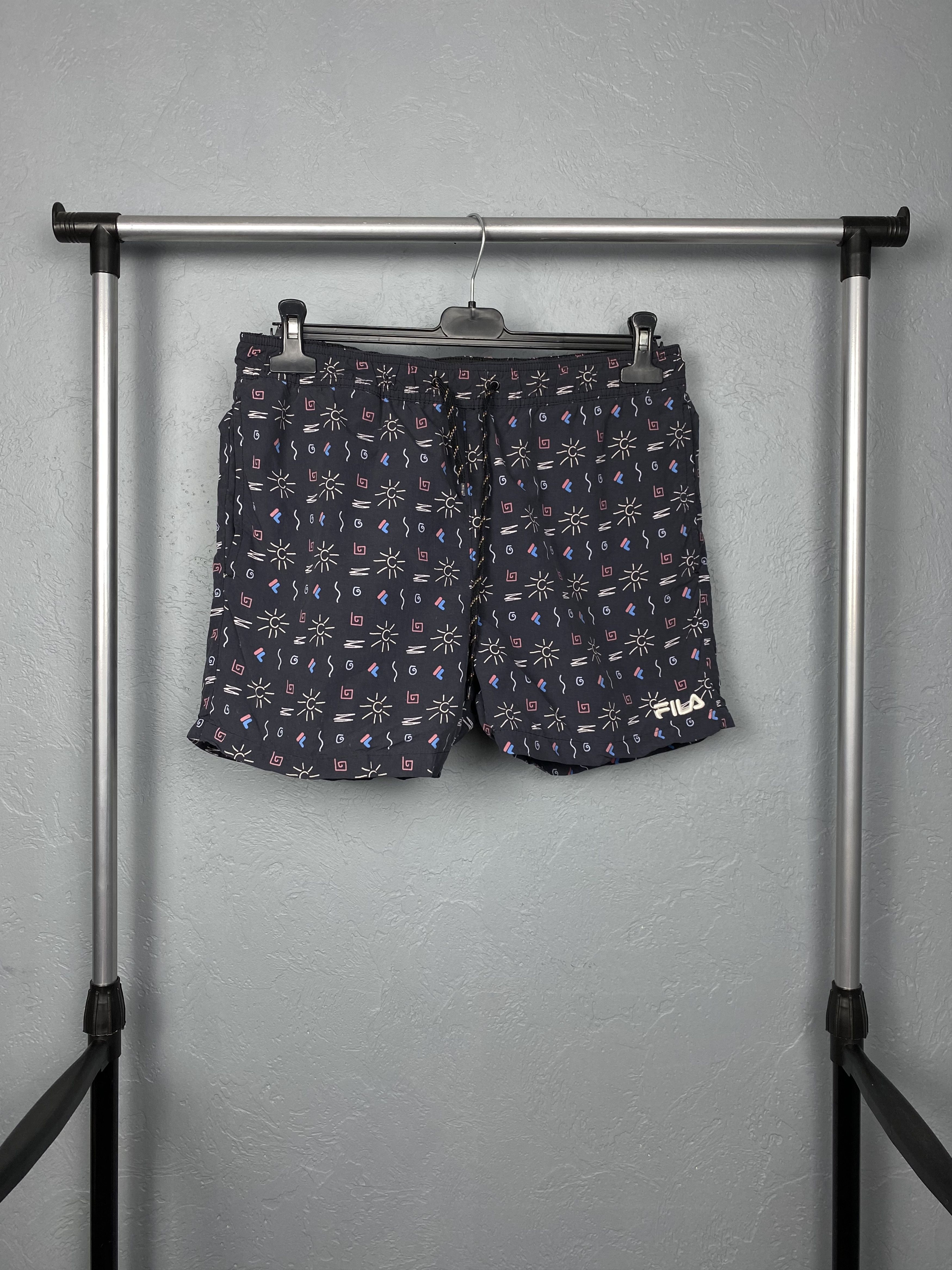 Fila × Vintage Fila Vintage Mens Nylon Shorts Y2K Size US 32 / EU 48 - 1 Thumbnail
