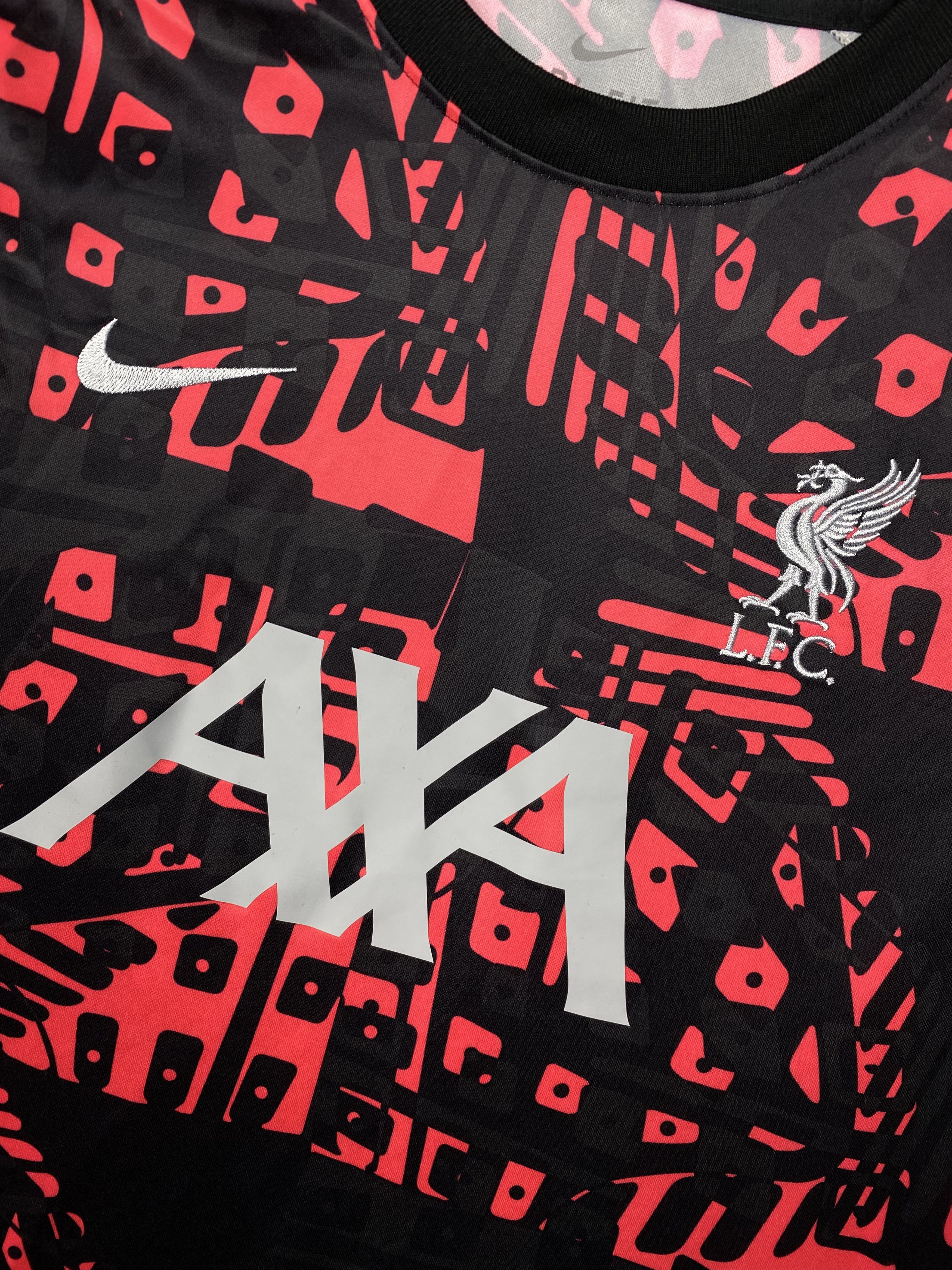 Nike Nike x Liverpool FC Pre Match Tee Jersey T-Shirt Y2K Size US L / EU 52-54 / 3 - 3 Thumbnail